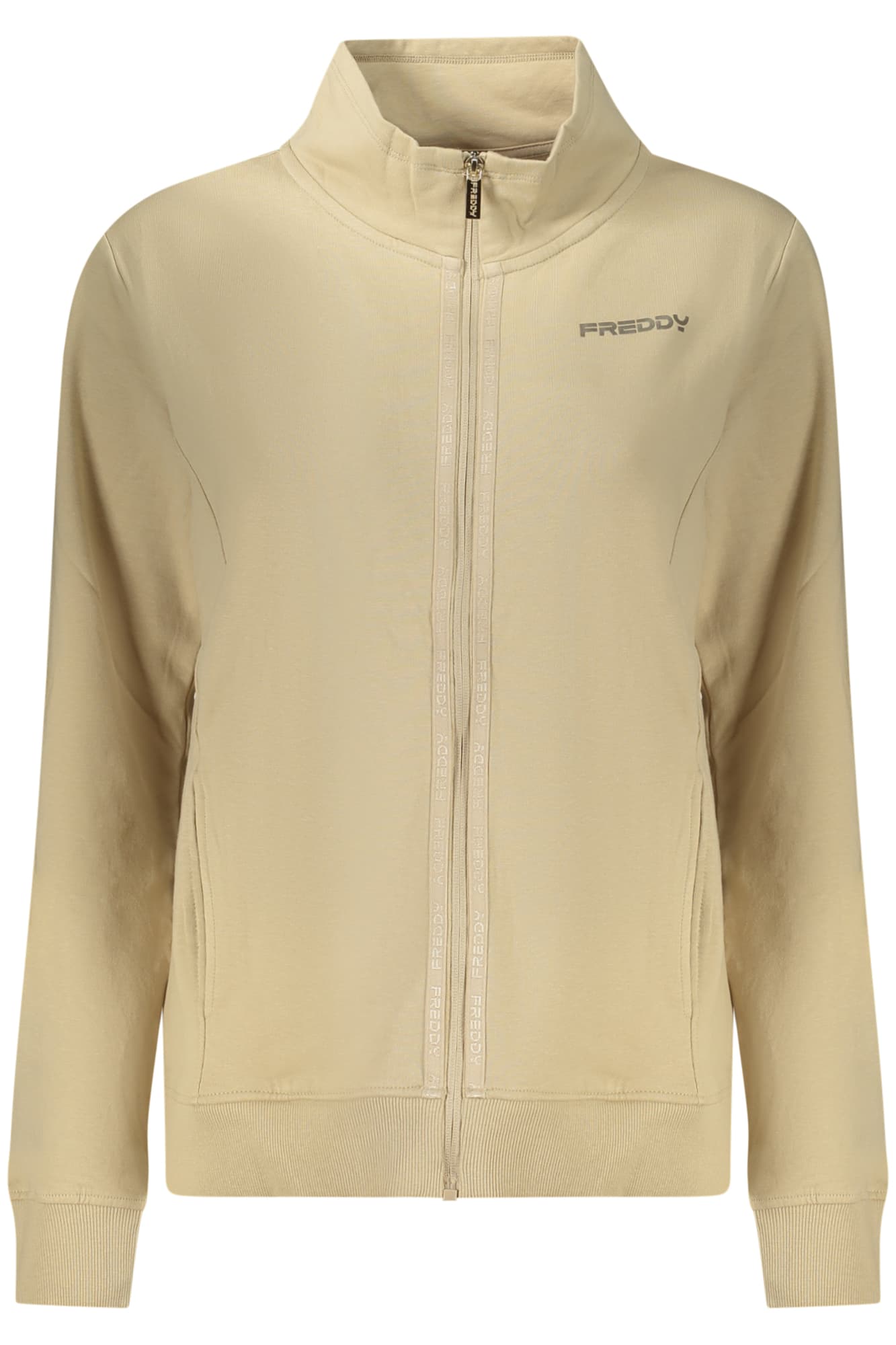 FREDDY FELPA CON ZIP DONNA BEIGE - Immagine principale