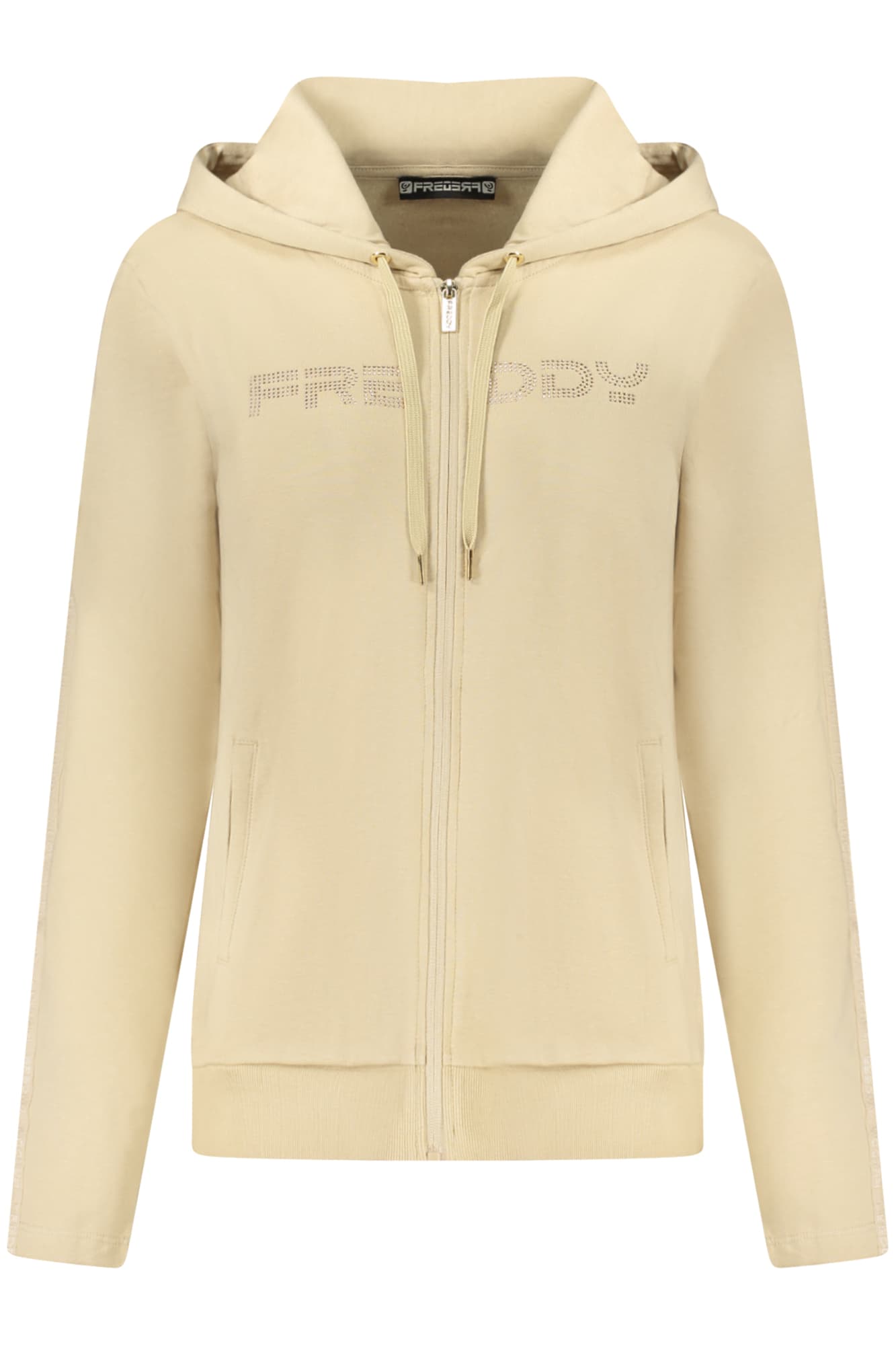 FREDDY FELPA CON ZIP DONNA BEIGE - Immagine principale