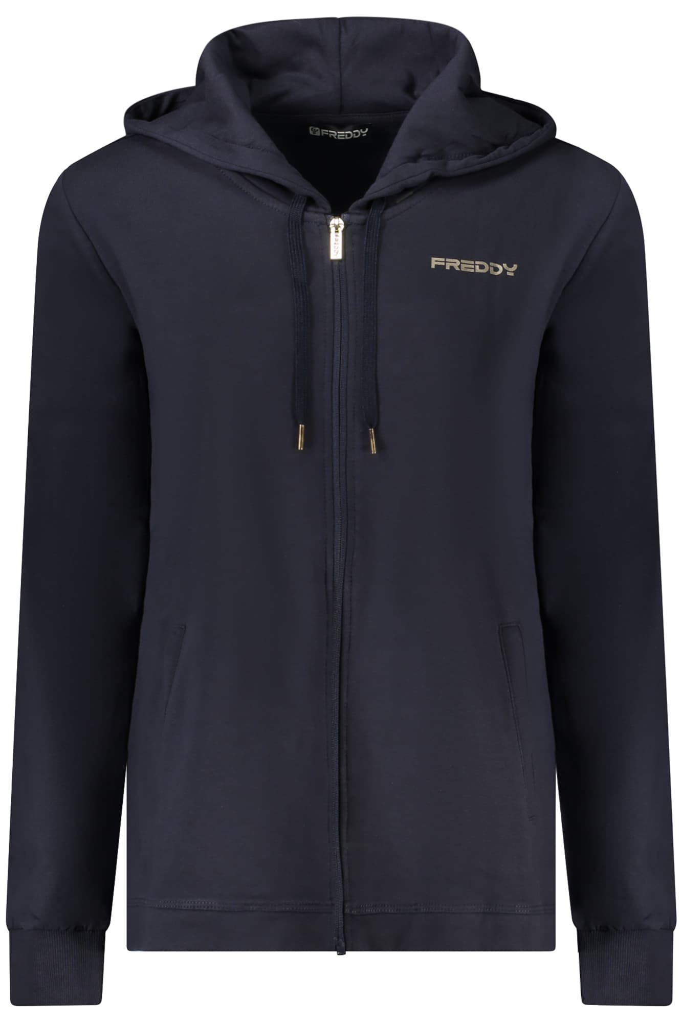 FREDDY FELPA CON ZIP DONNA BLU - Immagine principale