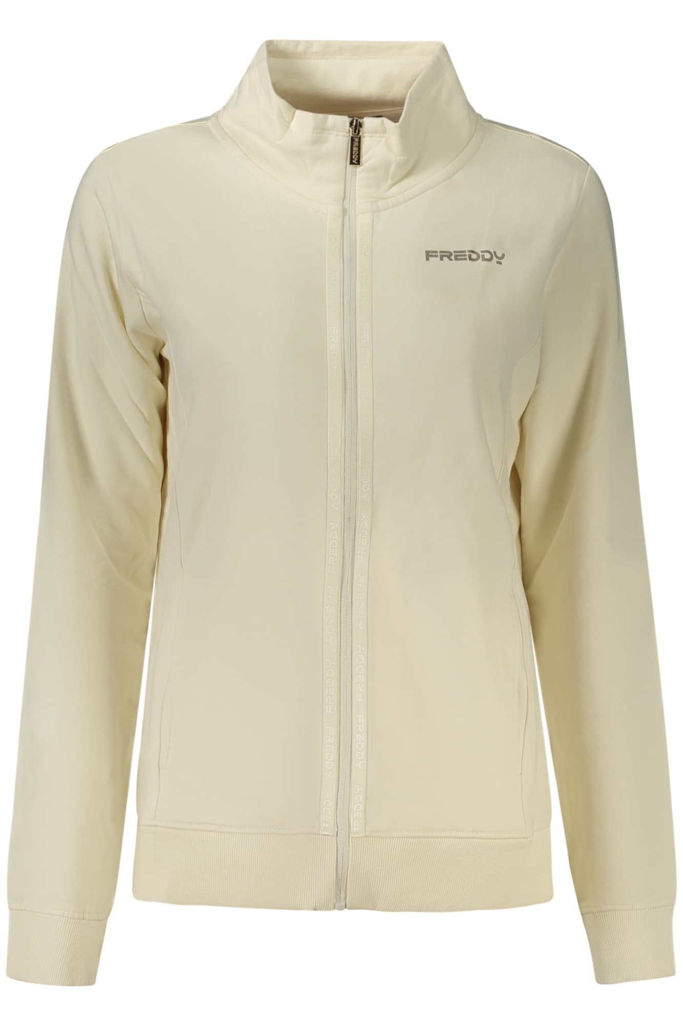 FREDDY FELPA CON ZIP DONNA BIANCO - Immagine principale