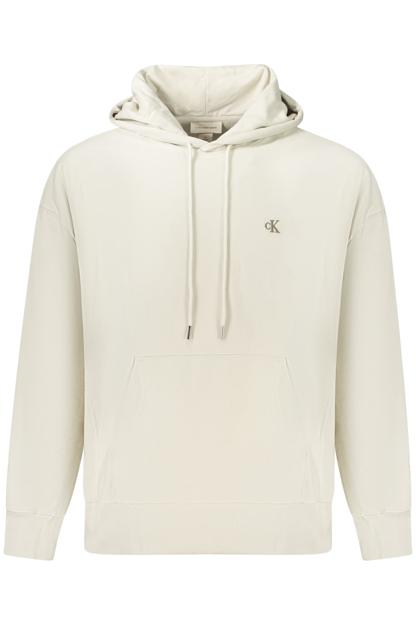 CALVIN KLEIN FELPA SENZA ZIP UOMO BEIGE - Immagine principale