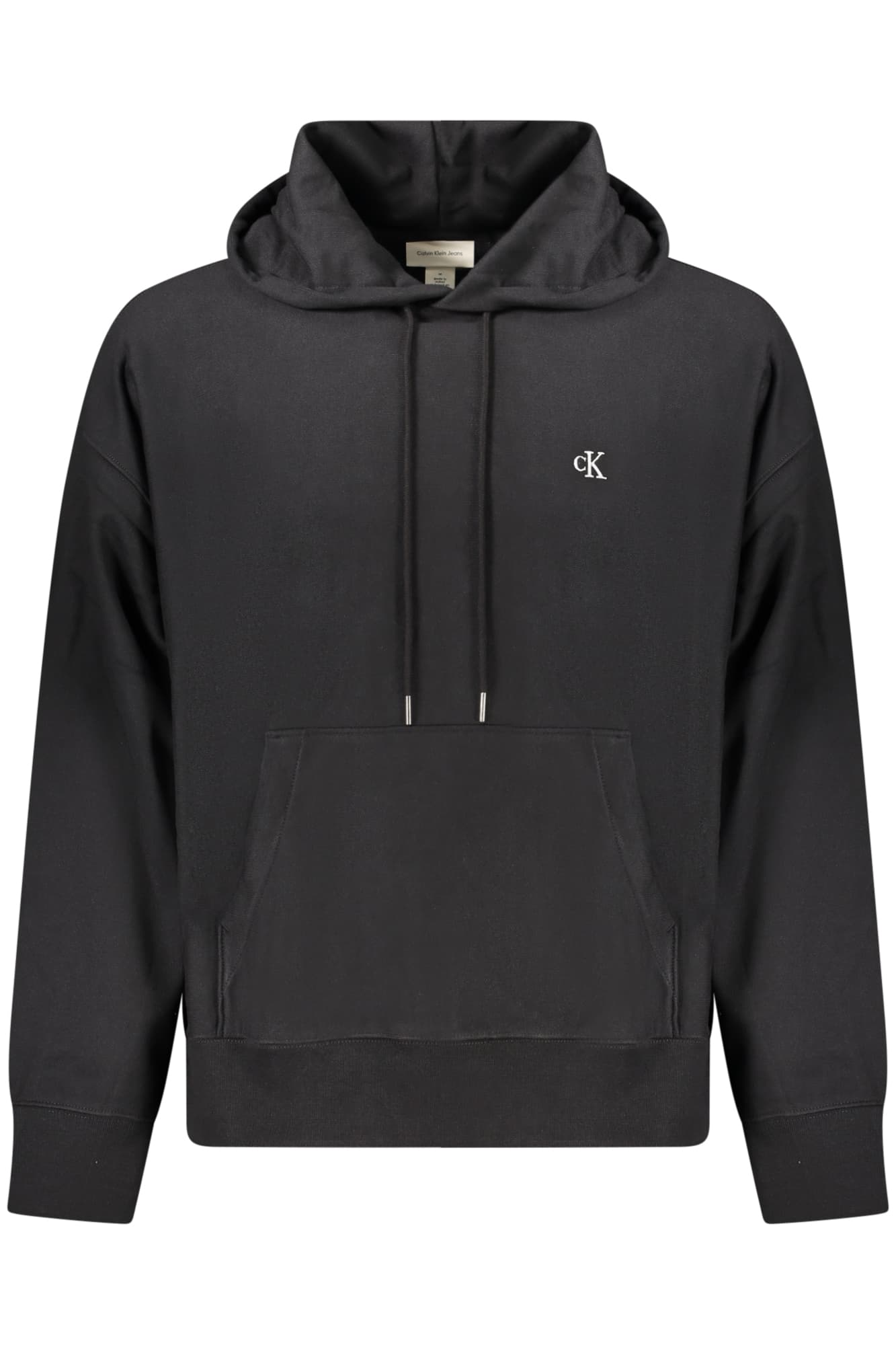 CALVIN KLEIN FELPA SENZA ZIP UOMO NERO - Immagine principale