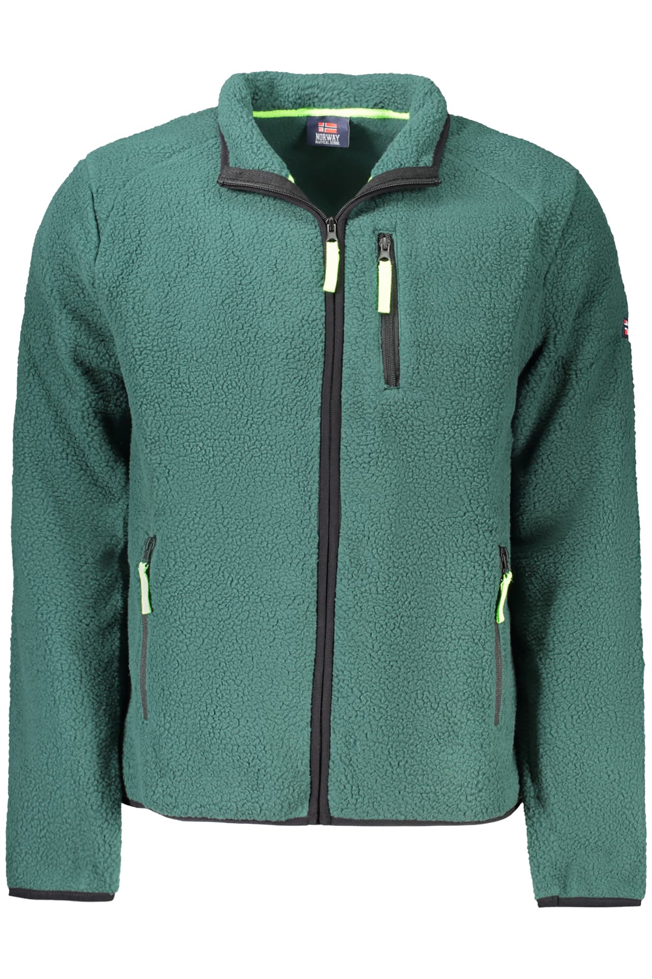 NORWAY 1963 FELPA CON ZIP UOMO VERDE - Immagine principale