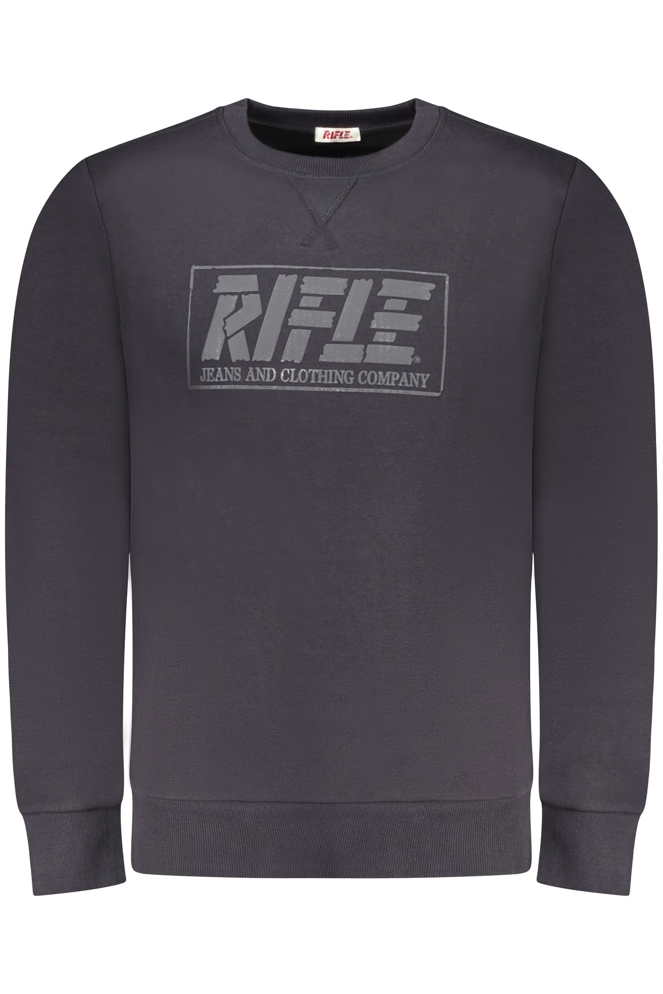 RIFLE FELPA SENZA ZIP UOMO BLU - Immagine principale
