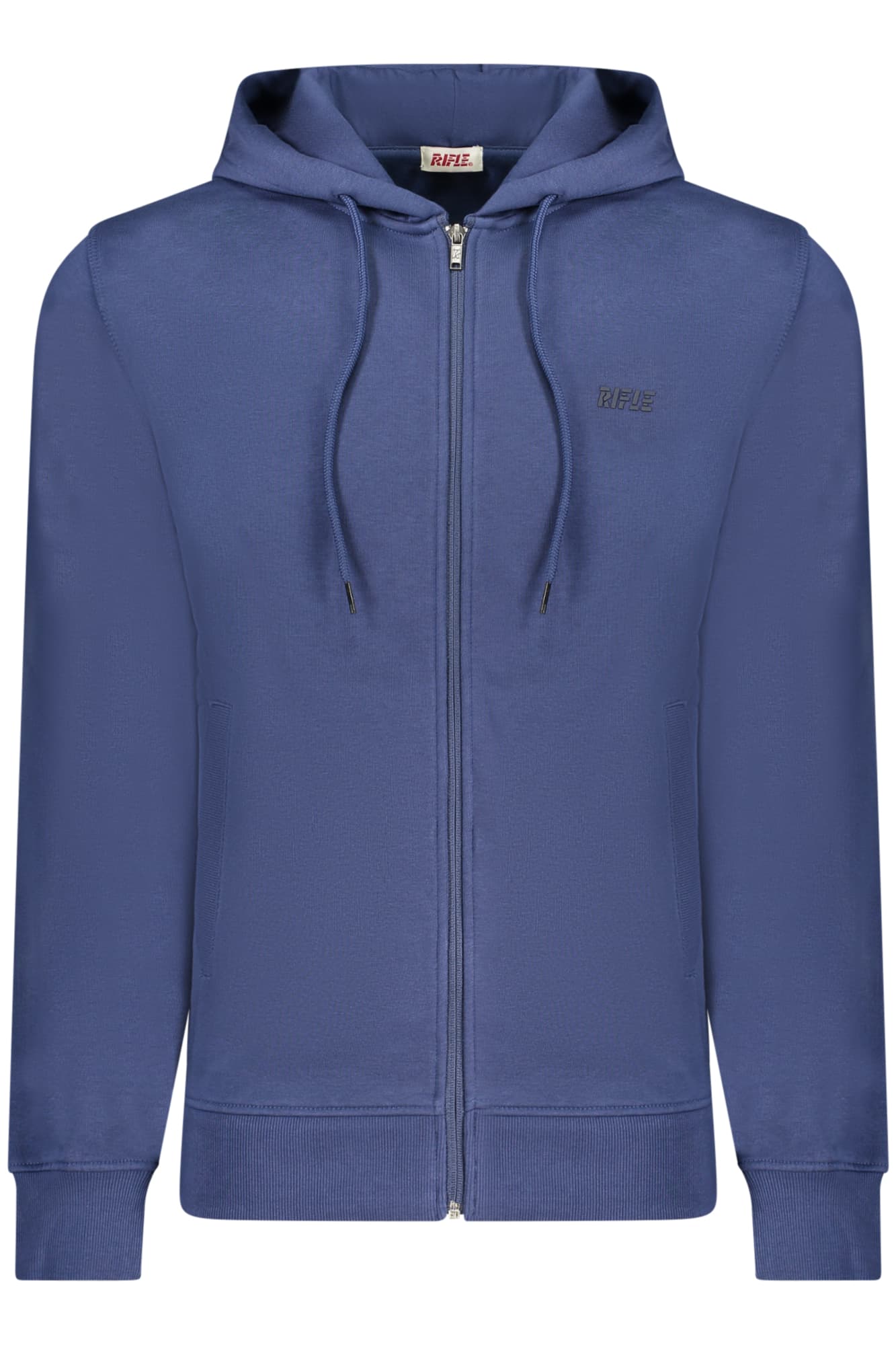 RIFLE FELPA CON ZIP UOMO BLU - Immagine principale