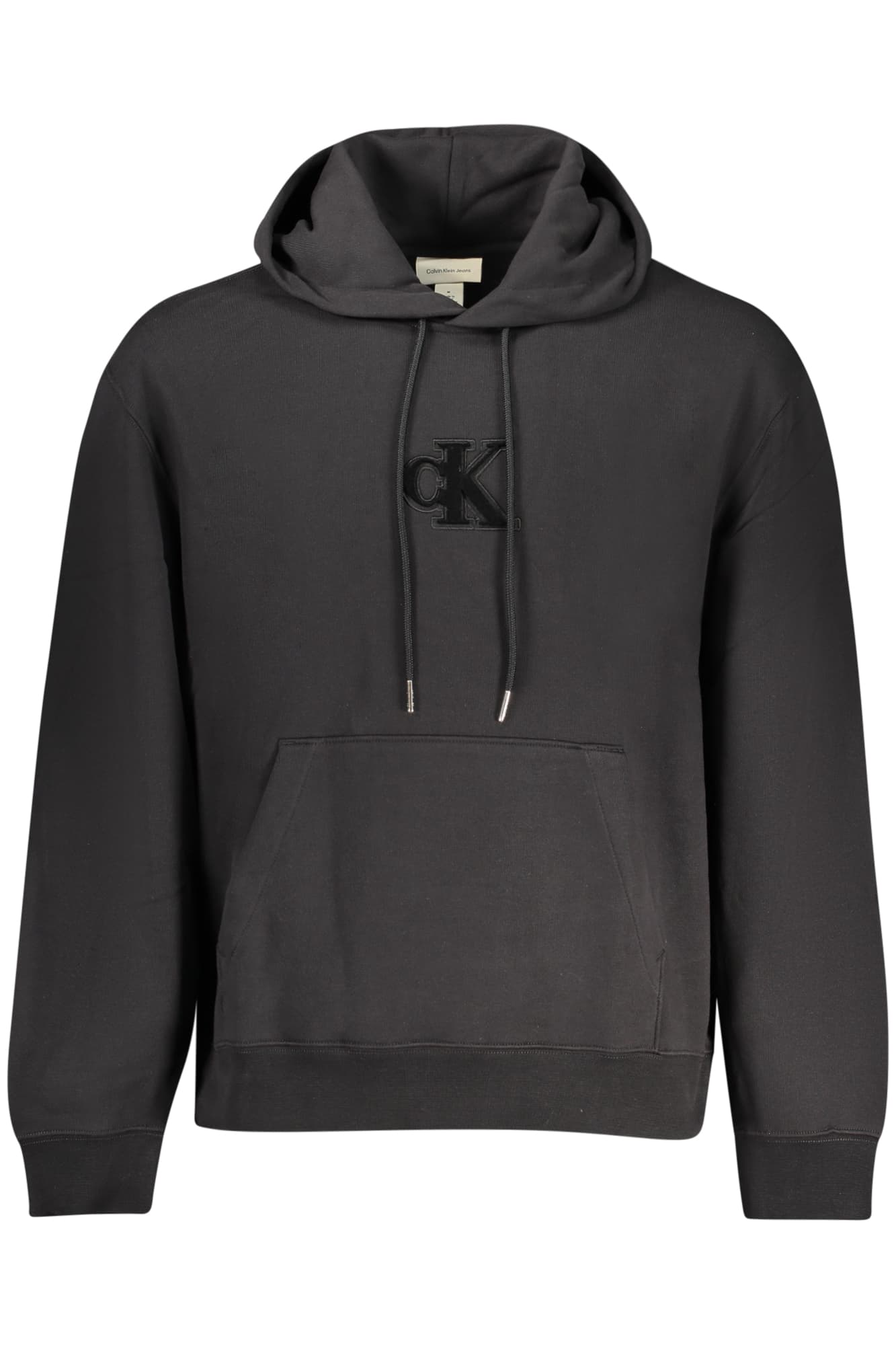 CALVIN KLEIN FELPA SENZA ZIP UOMO NERO - Immagine principale