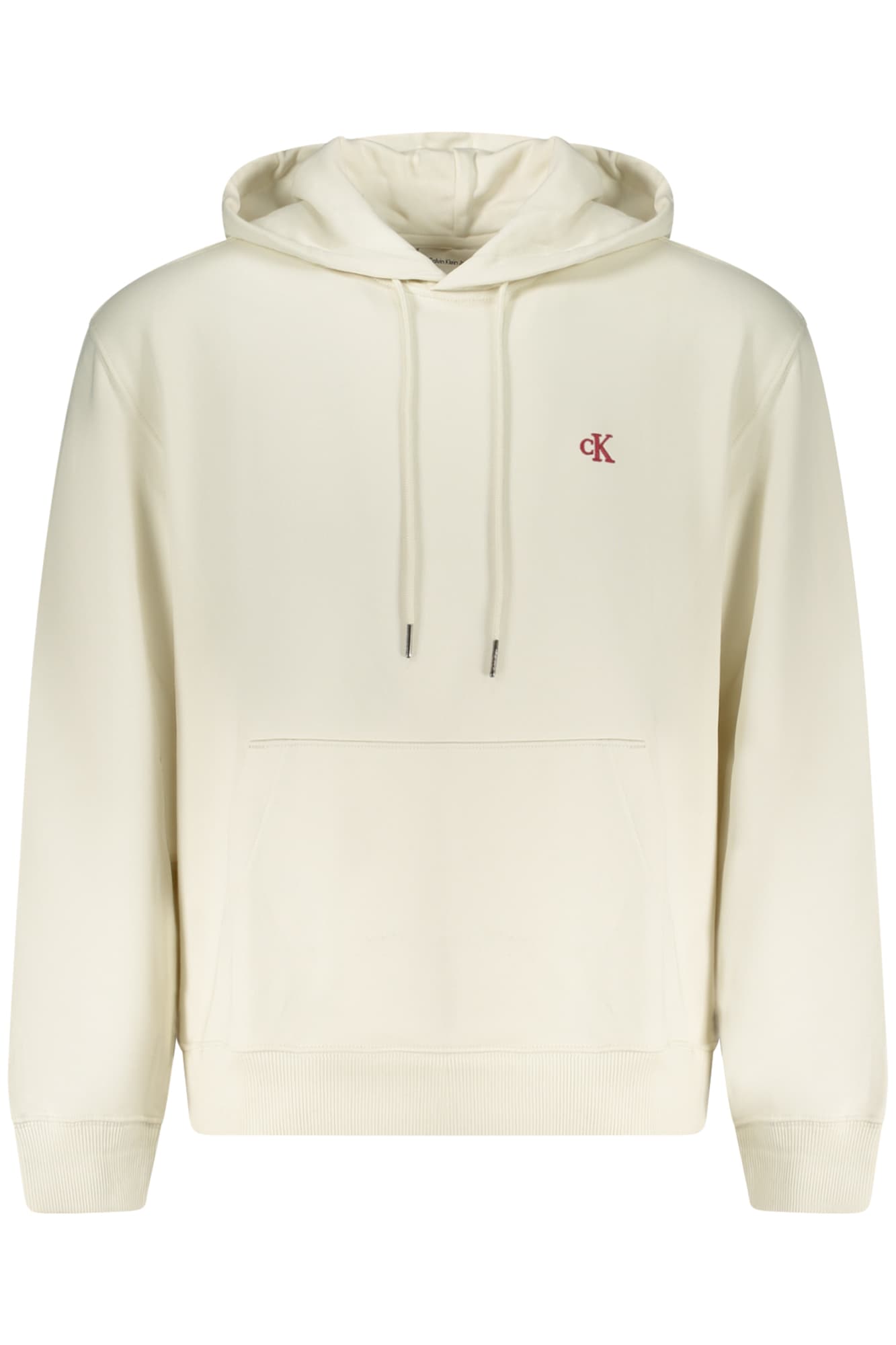 CALVIN KLEIN FELPA SENZA ZIP UOMO BIANCO - Immagine principale