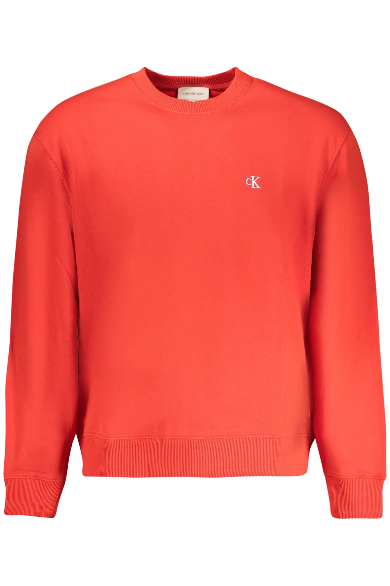 CALVIN KLEIN FELPA SENZA ZIP UOMO ROSSO - Immagine principale