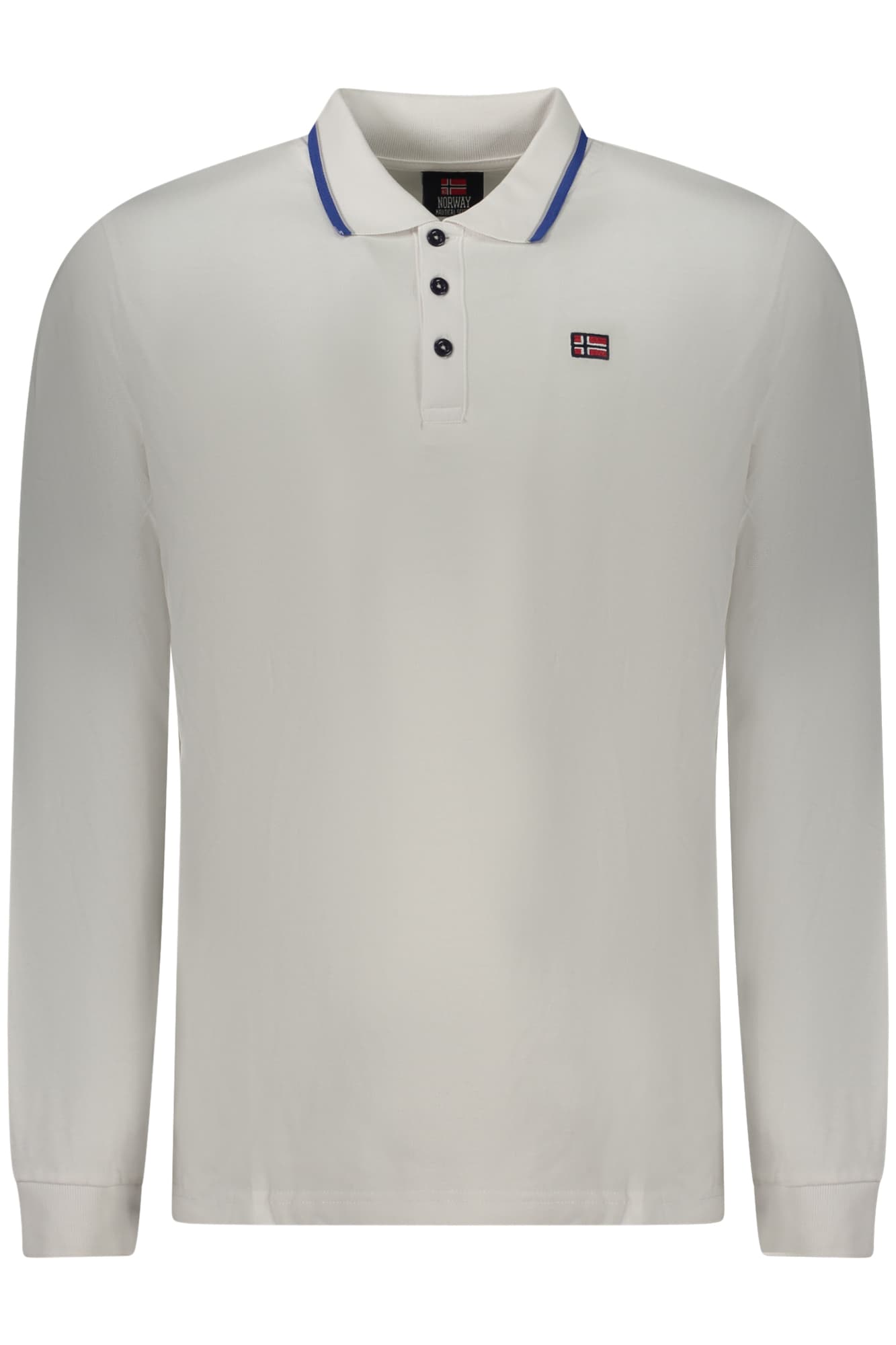 NORWAY 1963 POLO MANICHE LUNGHE UOMO BIANCO - Immagine principale
