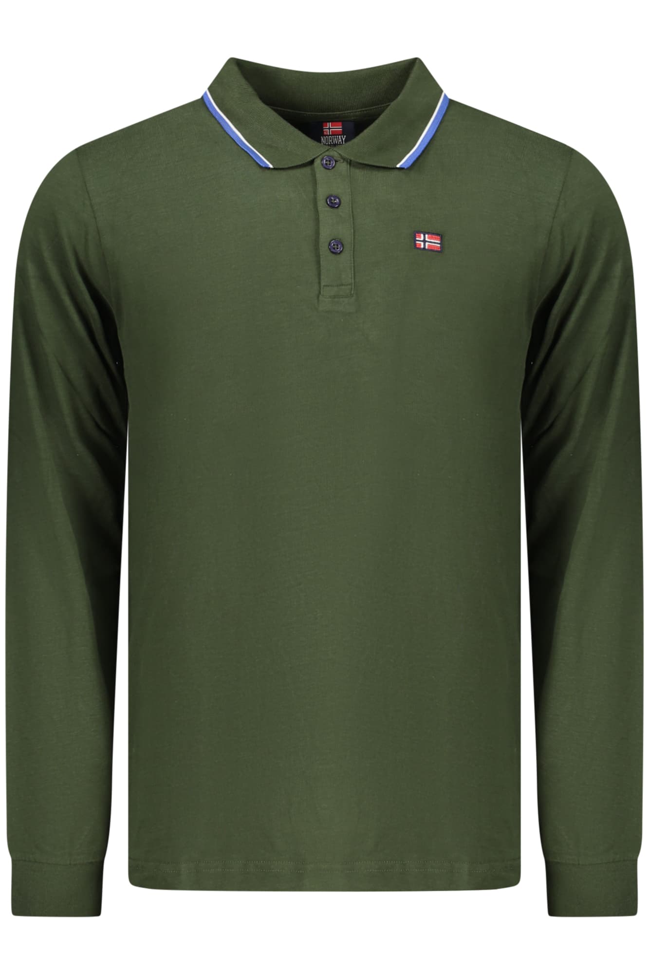 NORWAY 1963 POLO MANICHE LUNGHE UOMO VERDE - Immagine principale