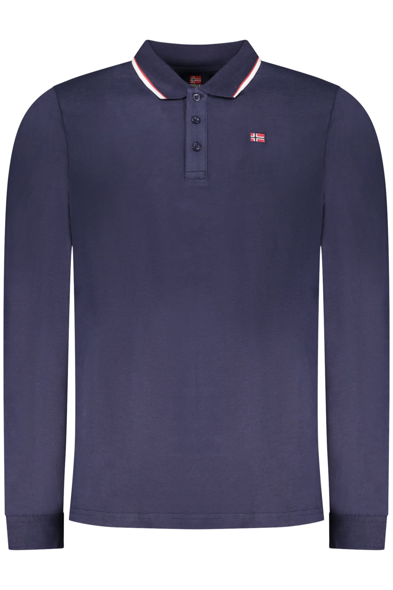 NORWAY 1963 POLO MANICHE LUNGHE UOMO BLU - Immagine principale