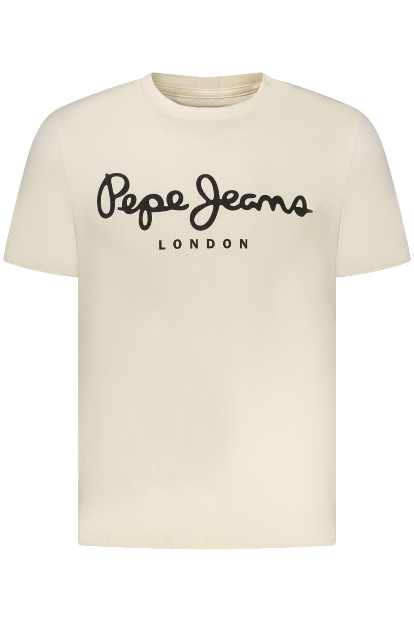 PEPE JEANS T-SHIRT MANICHE CORTE UOMO BEIGE - Immagine principale