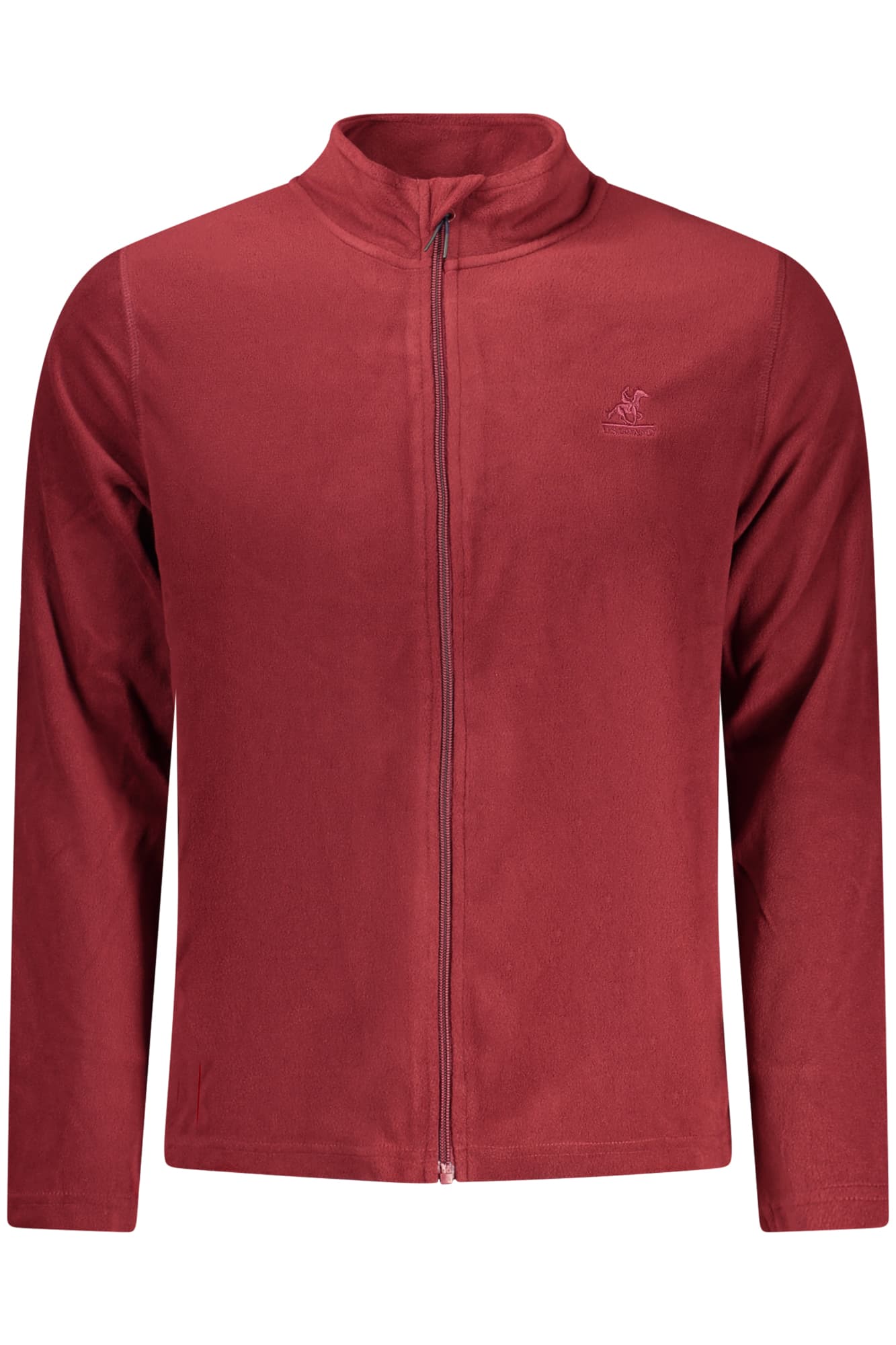 U.S. GRAND FELPA CON ZIP UOMO ROSSO - Immagine principale