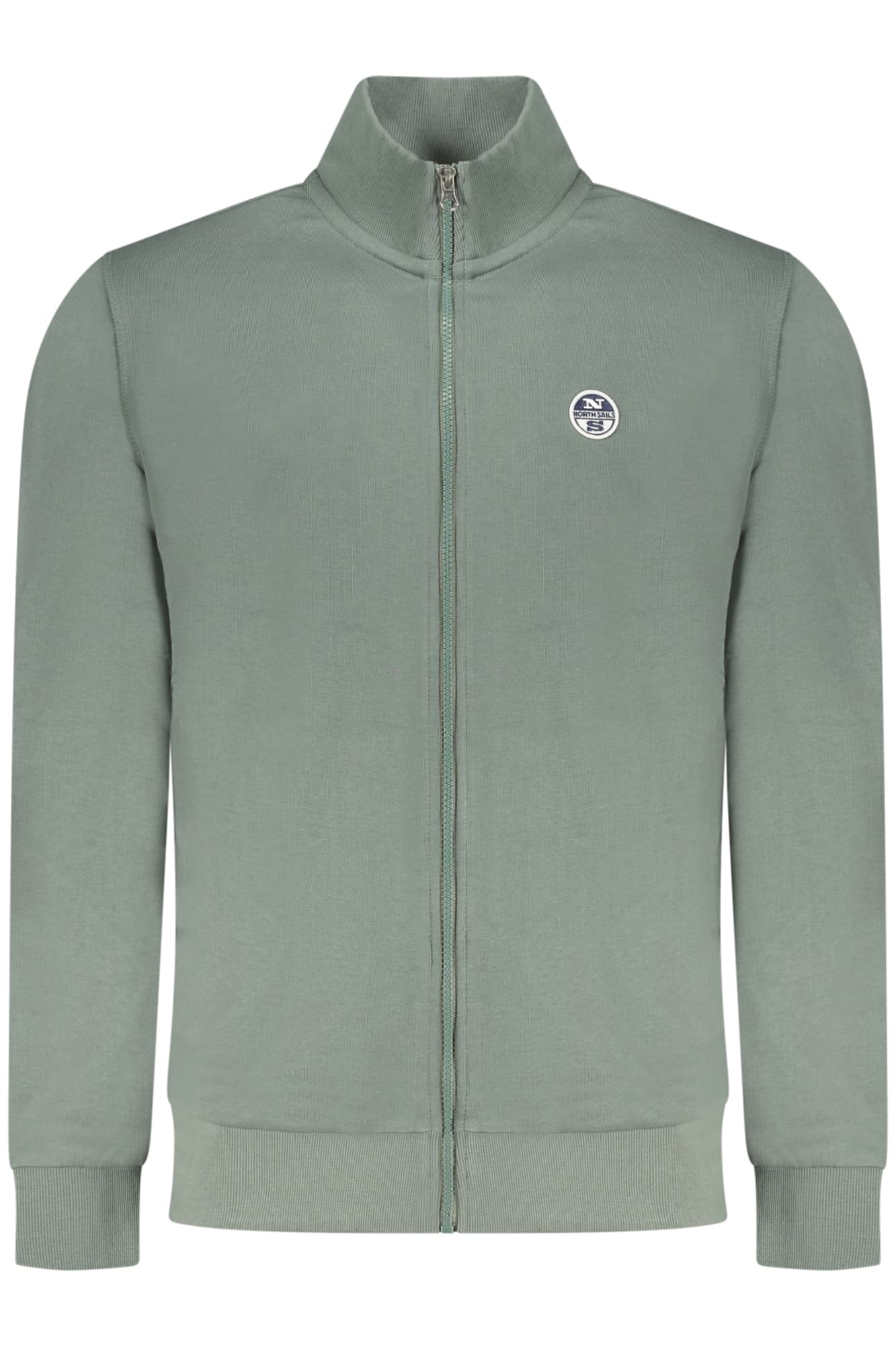 NORTH SAILS FELPA CON ZIP UOMO VERDE - Immagine principale