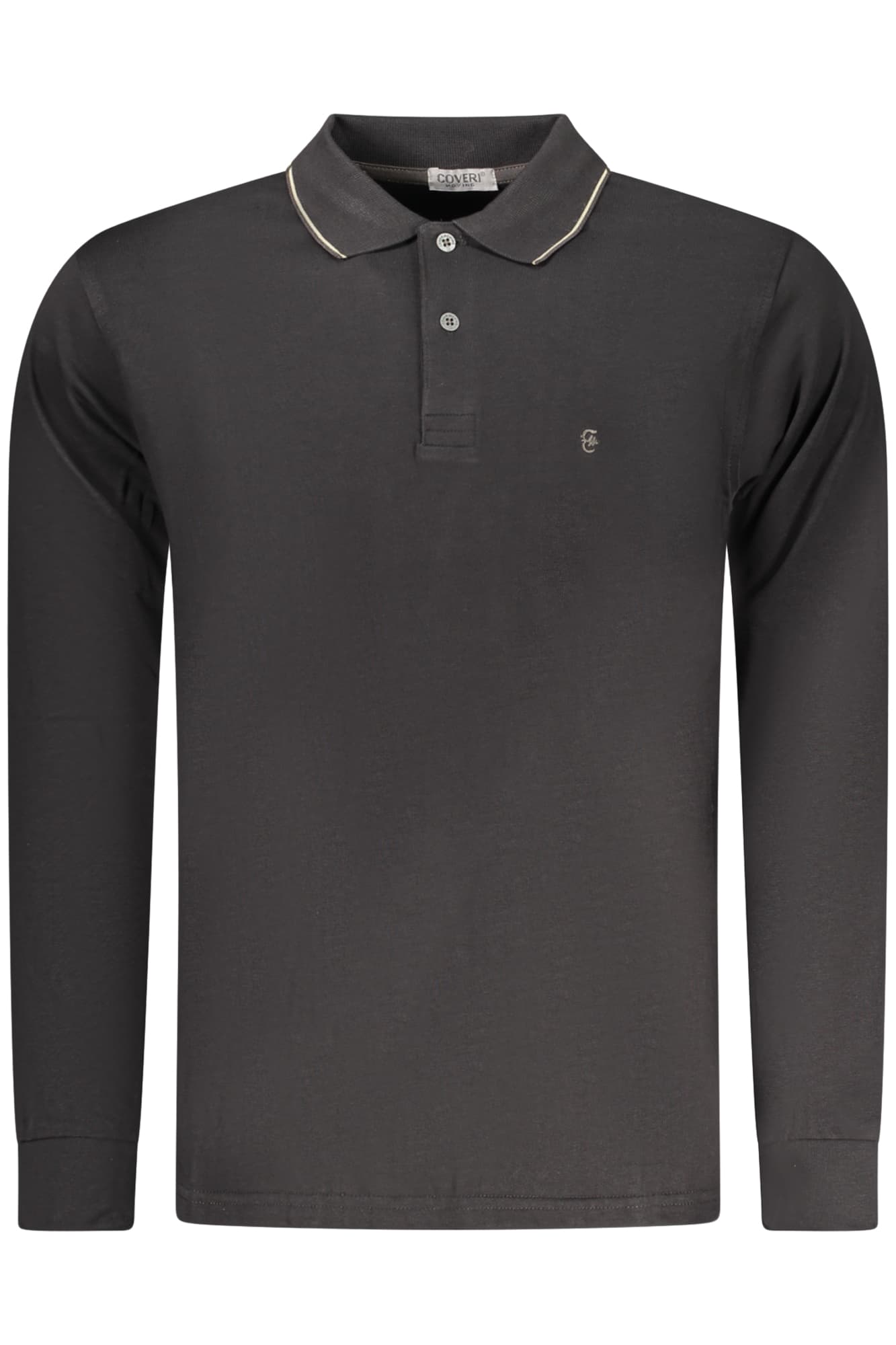 COVERI MOVING POLO MANICHE LUNGHE UOMO NERO - Immagine principale