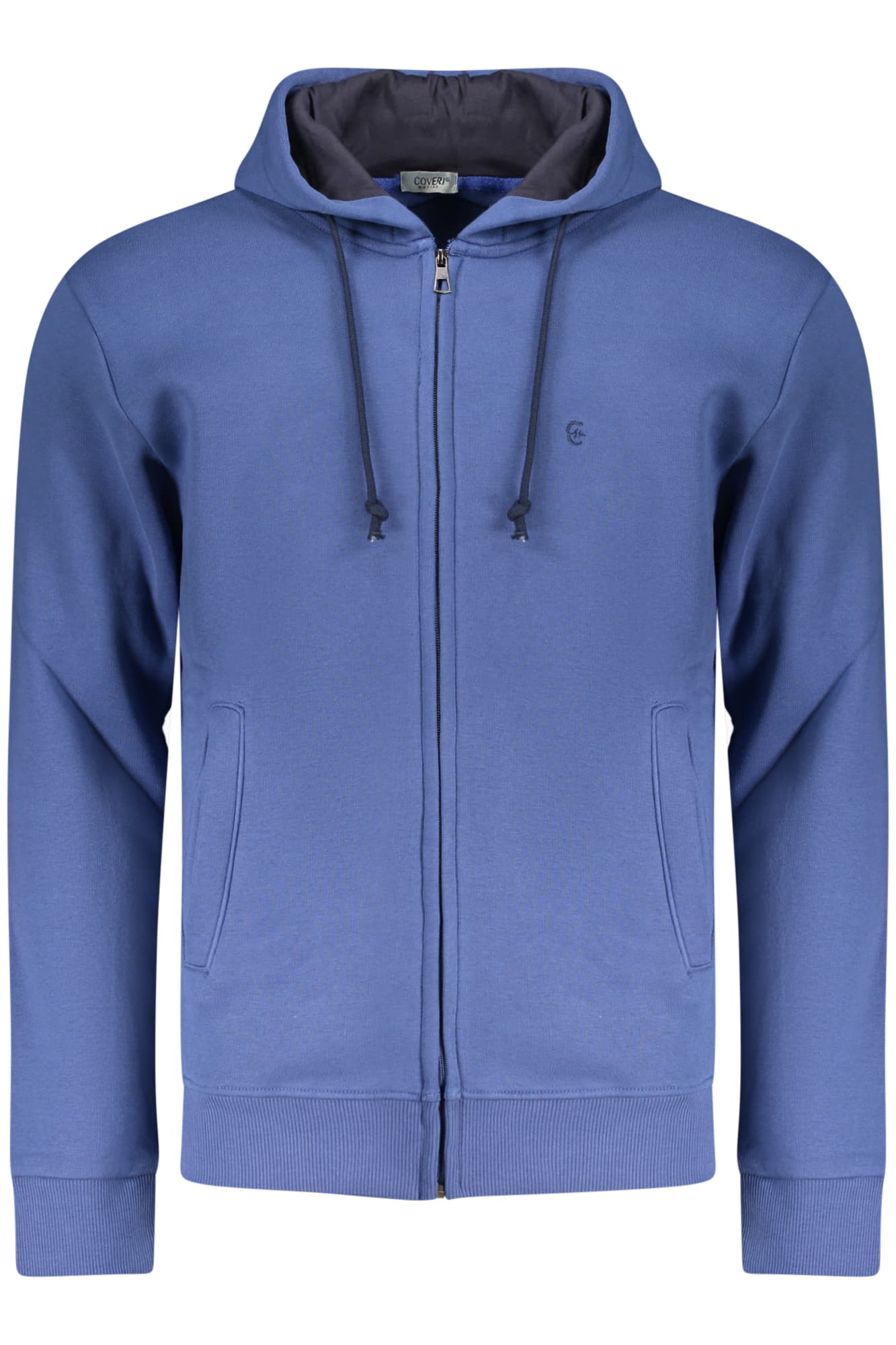 COVERI MOVING FELPA CON ZIP UOMO BLU - Immagine principale