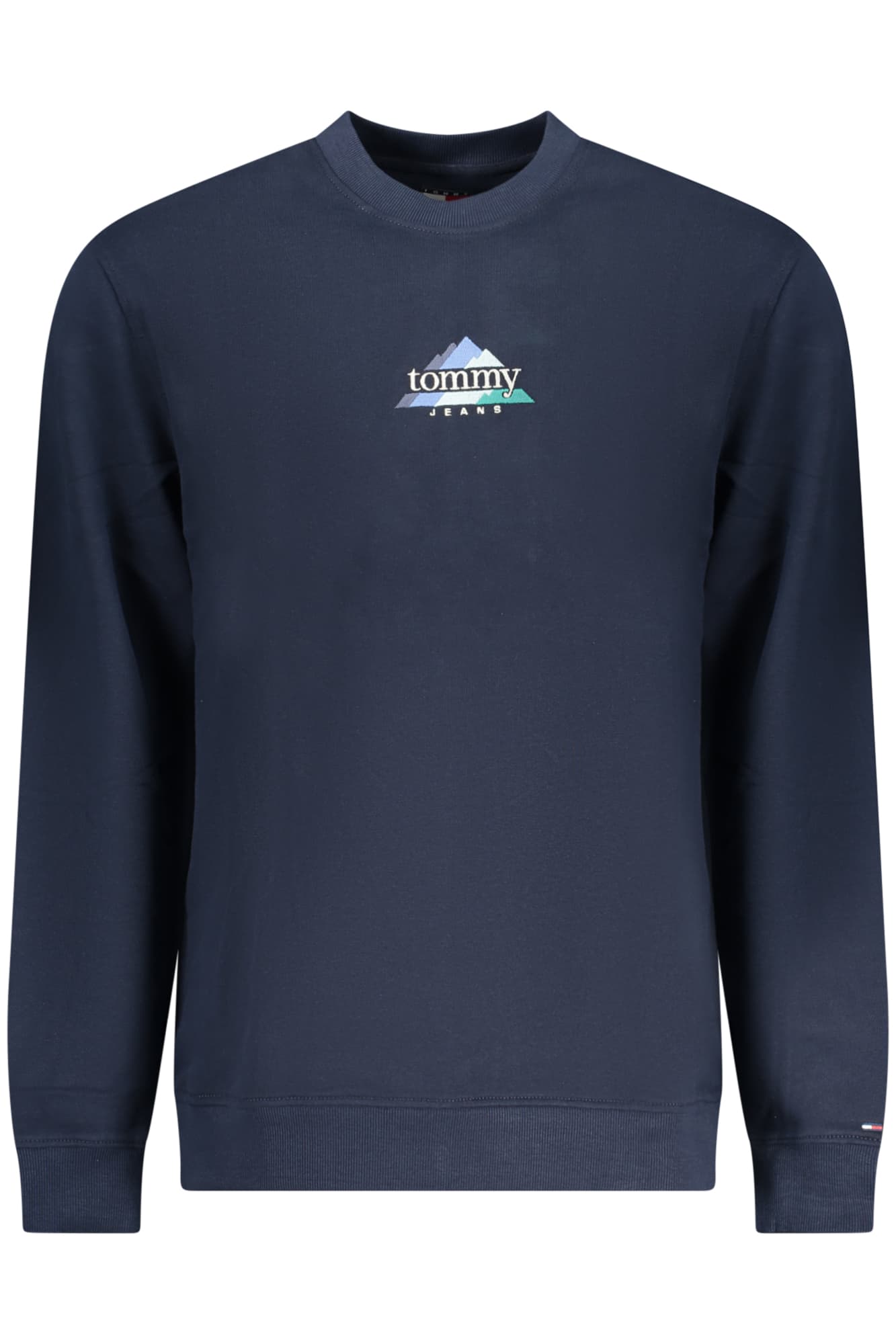 TOMMY HILFIGER FELPA SENZA ZIP UOMO BLU - Immagine principale
