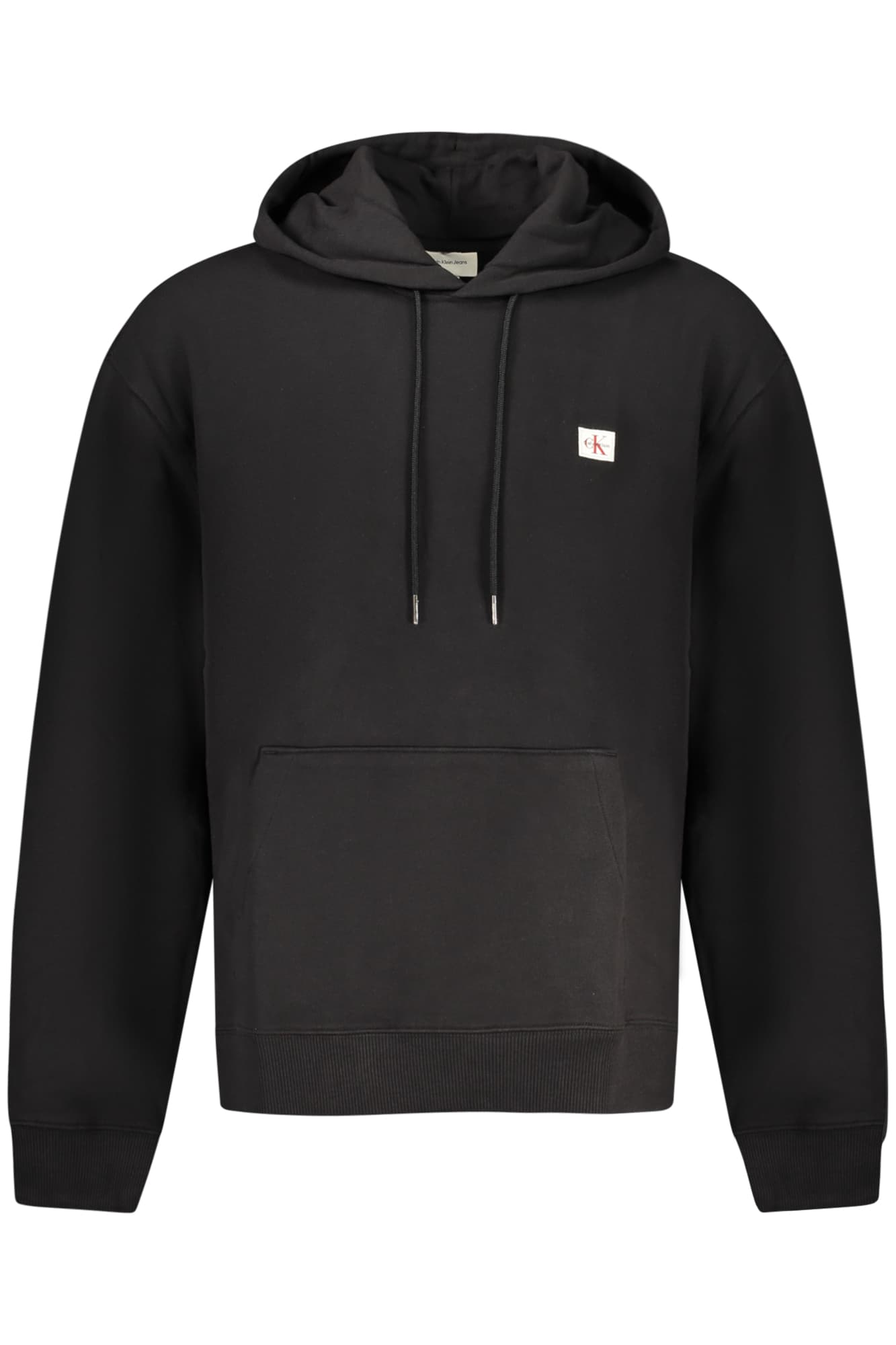 CALVIN KLEIN FELPA SENZA ZIP UOMO NERO - Immagine principale