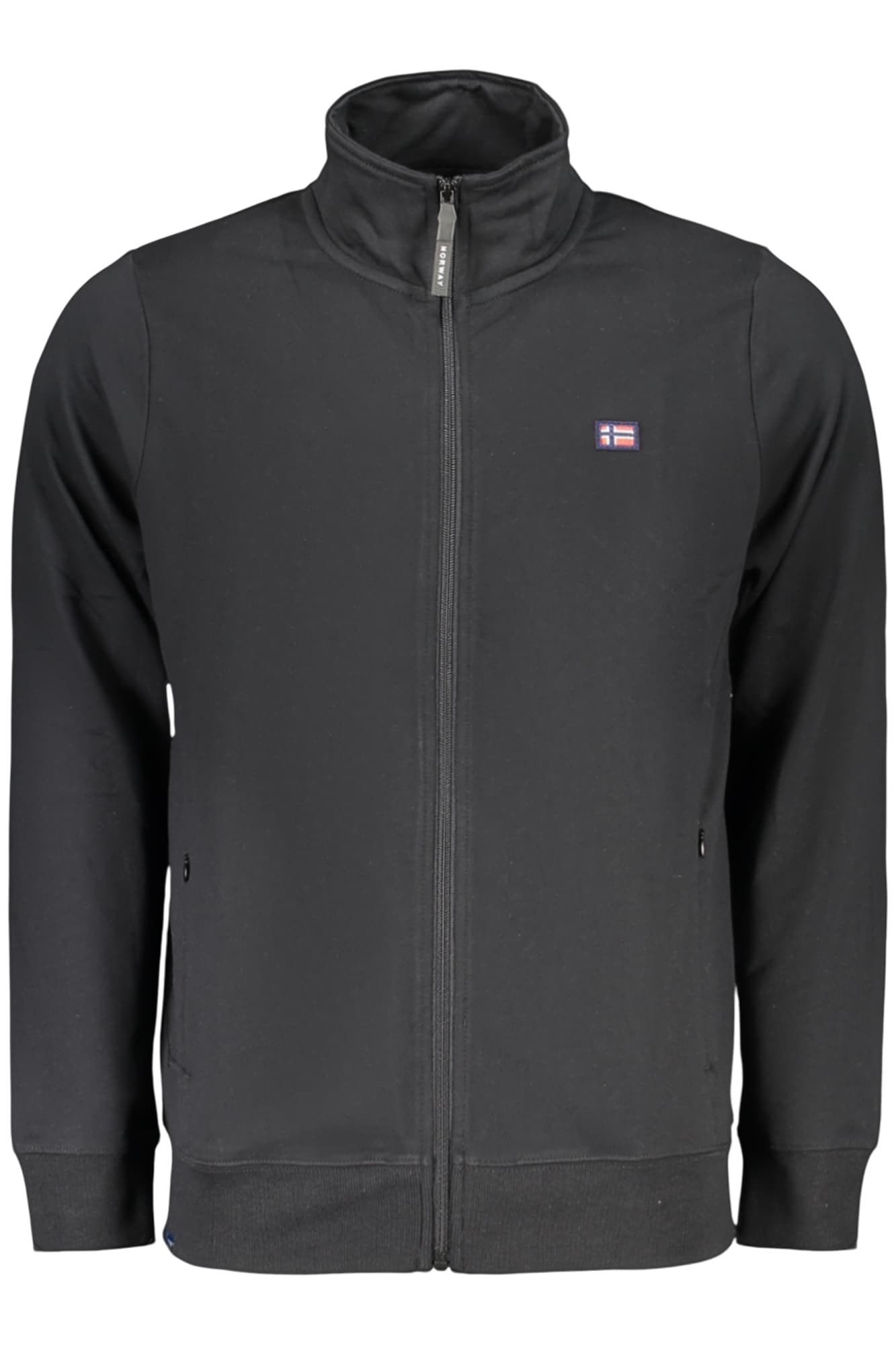 NORWAY 1963 FELPA CON ZIP UOMO NERO - Immagine principale