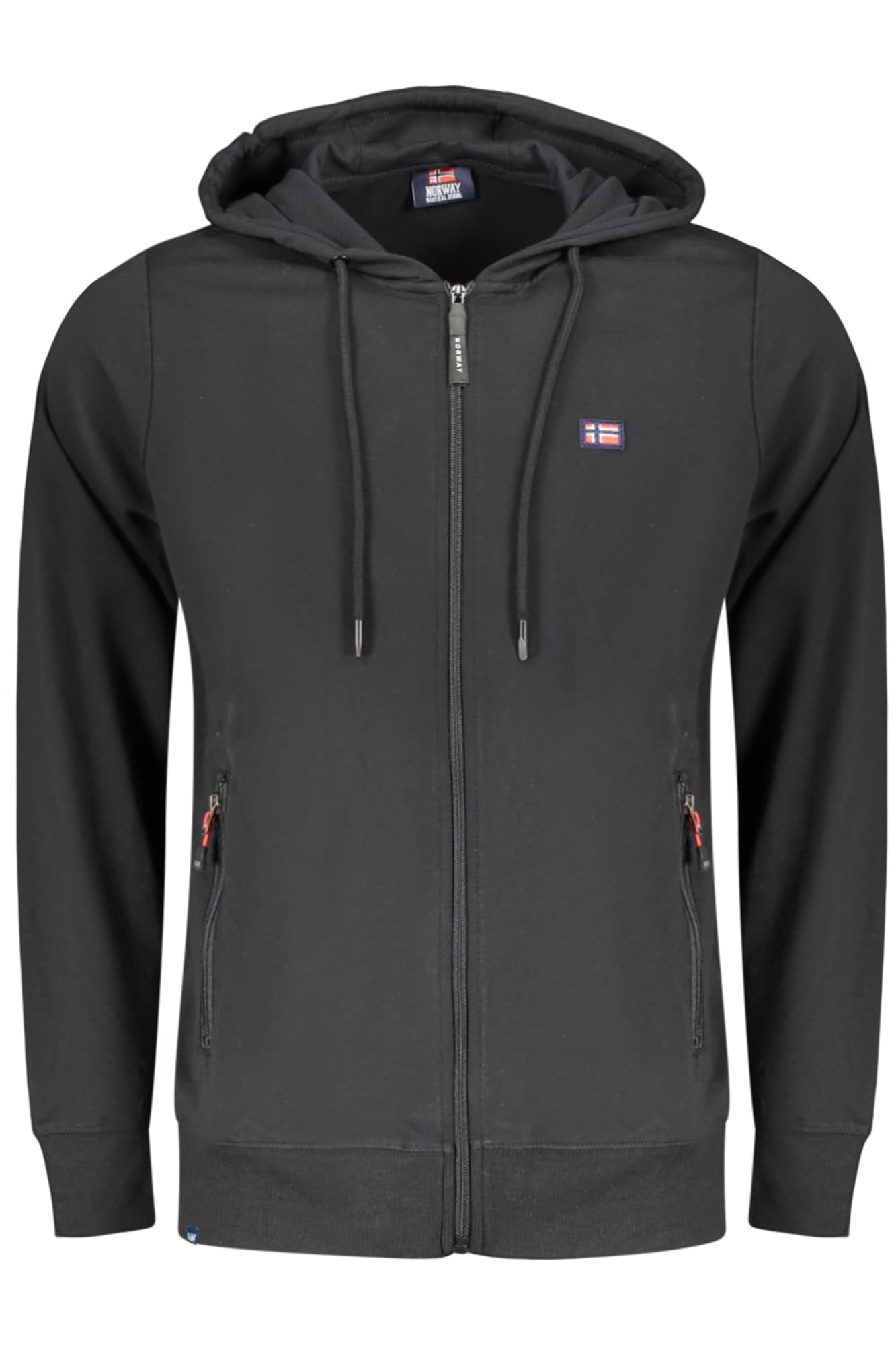 NORWAY 1963 FELPA CON ZIP UOMO NERO - Immagine principale