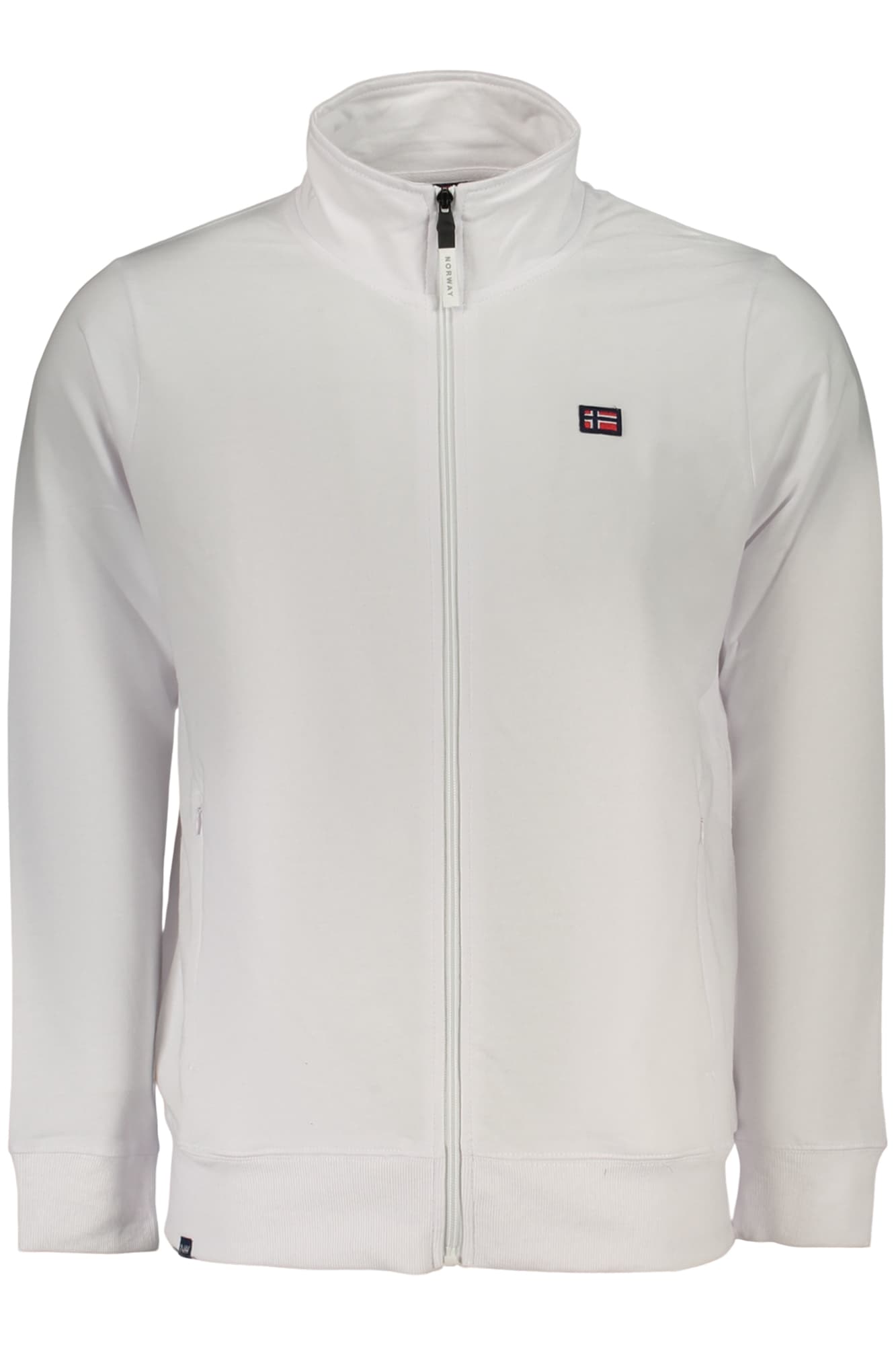 NORWAY 1963 FELPA CON ZIP UOMO BIANCO - Immagine principale