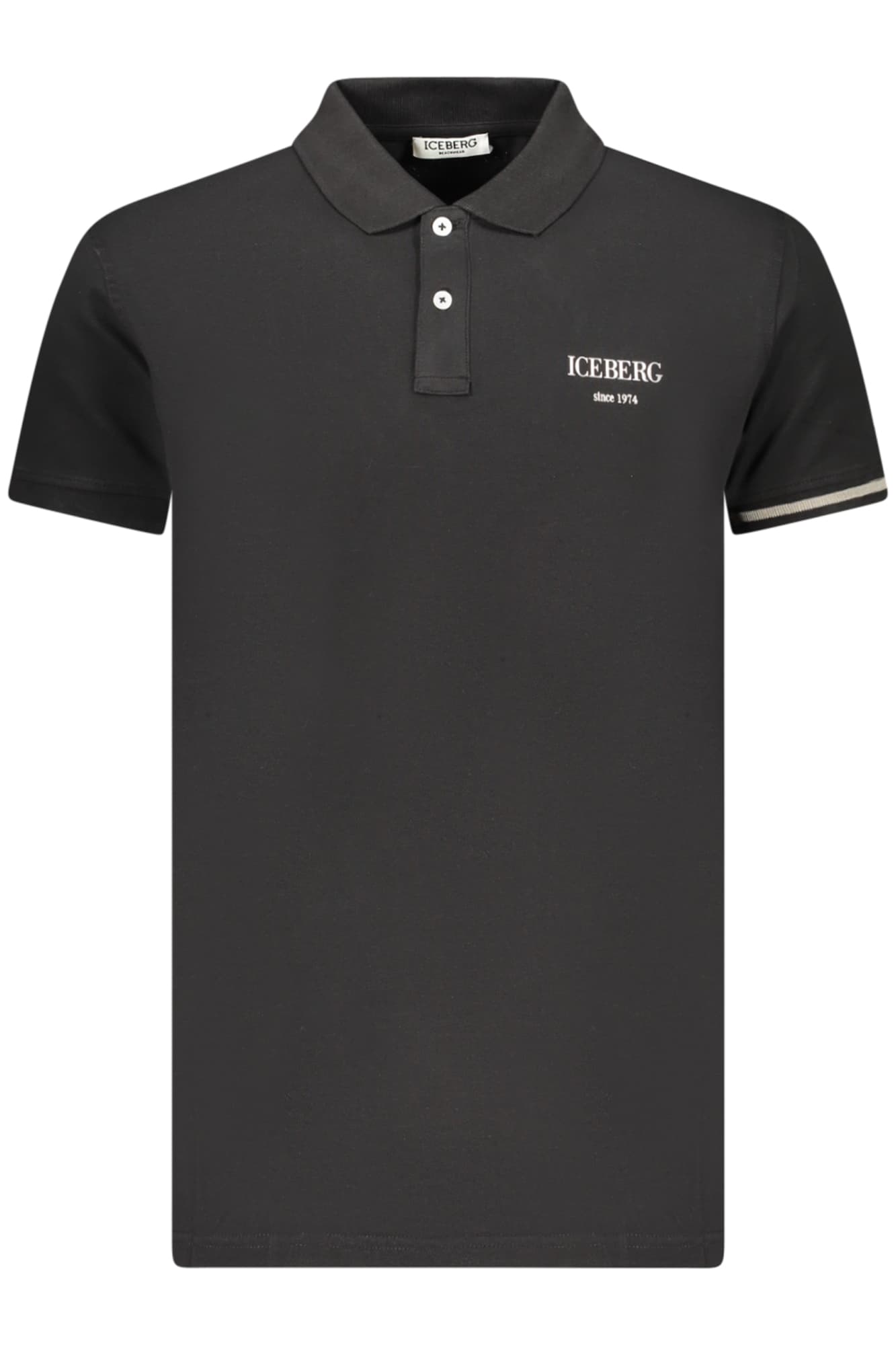 ICEBERG POLO MANICHE CORTE UOMO NERO - Immagine principale