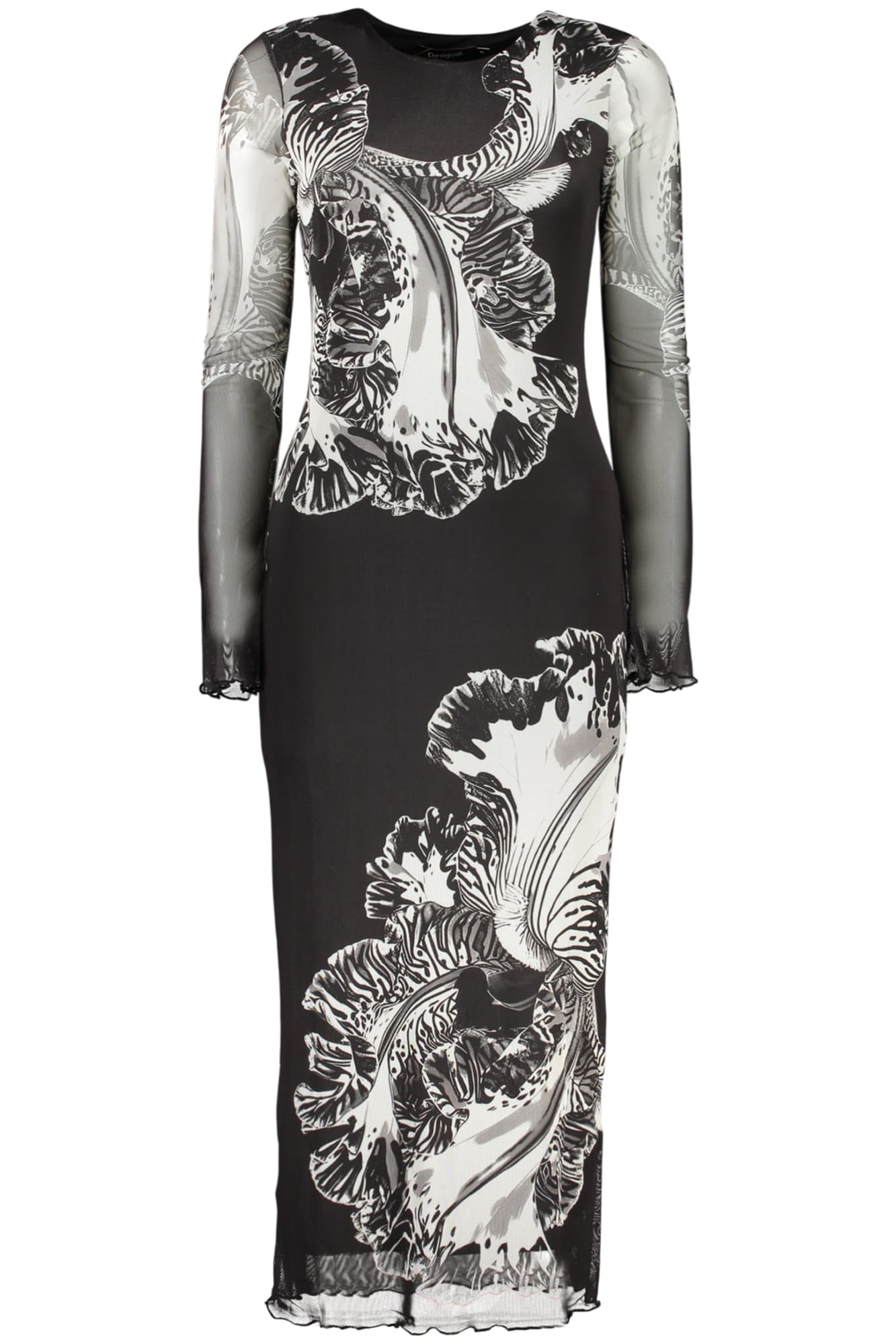 DESIGUAL ABITO LUNGO DONNA NERO - Immagine principale