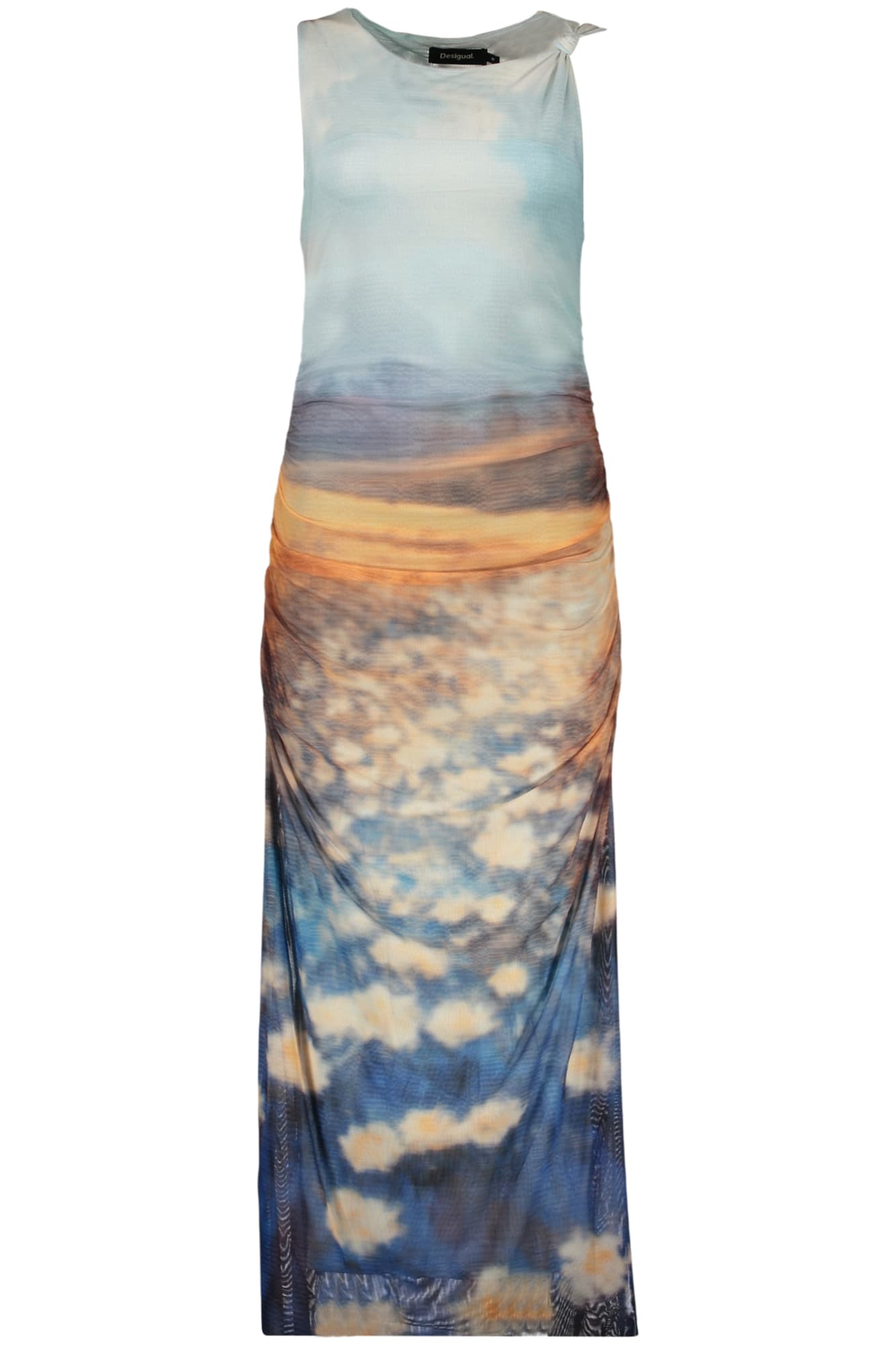 DESIGUAL ABITO LUNGO DONNA AZZURRO - Immagine principale
