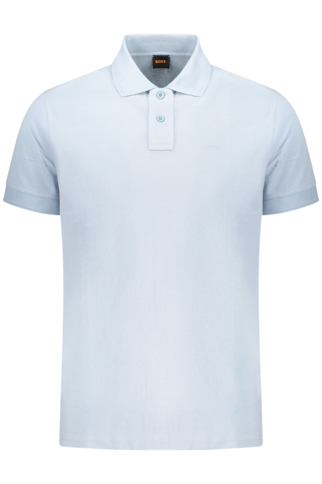 BOSS POLO MANICHE CORTE UOMO AZZURRO - Immagine principale