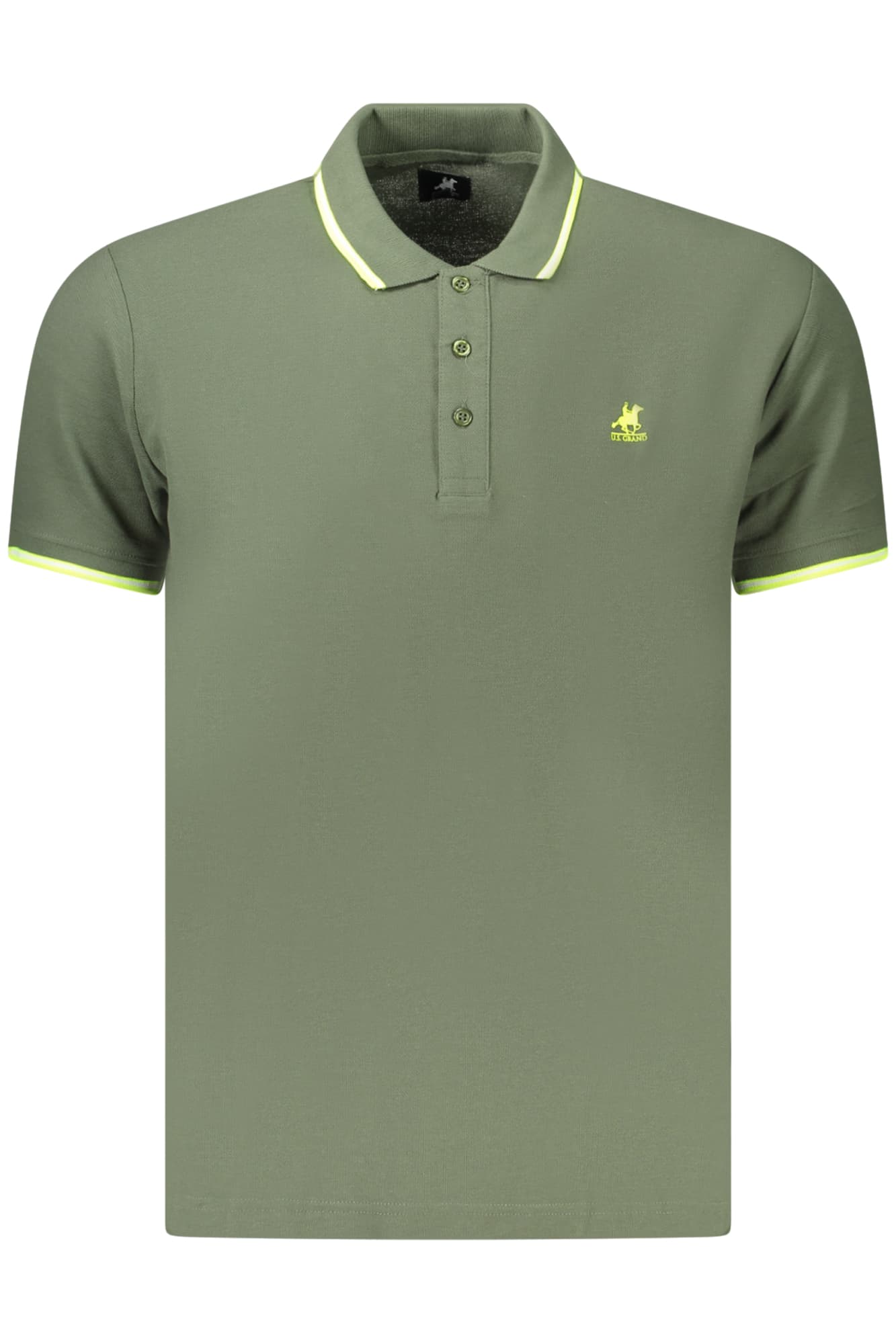 U.S. GRAND POLO MANICHE CORTE UOMO VERDE - Immagine principale
