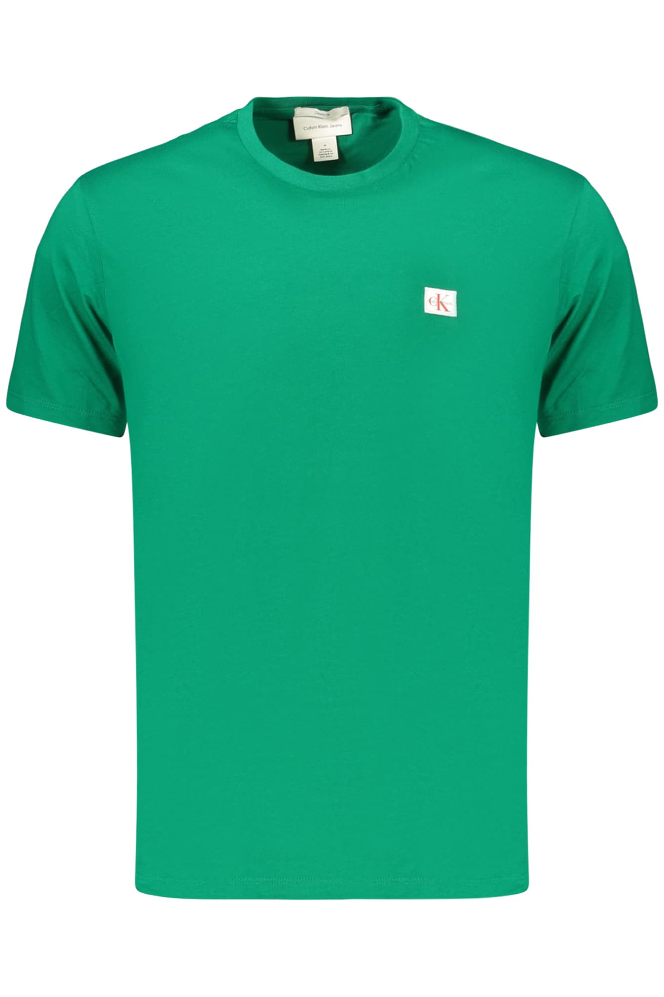 CALVIN KLEIN T-SHIRT MANICHE CORTE UOMO VERDE - Immagine principale