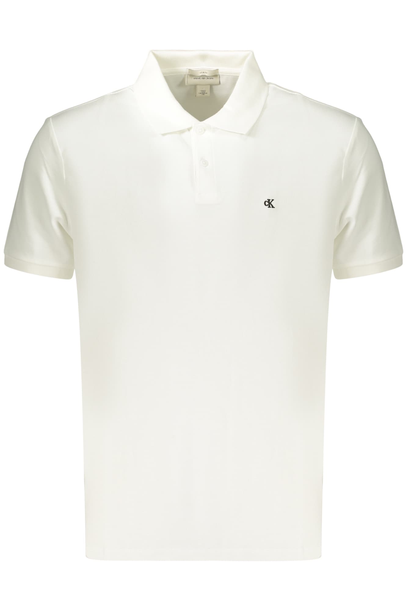 CALVIN KLEIN POLO MANICHE CORTE UOMO BIANCO - Immagine principale