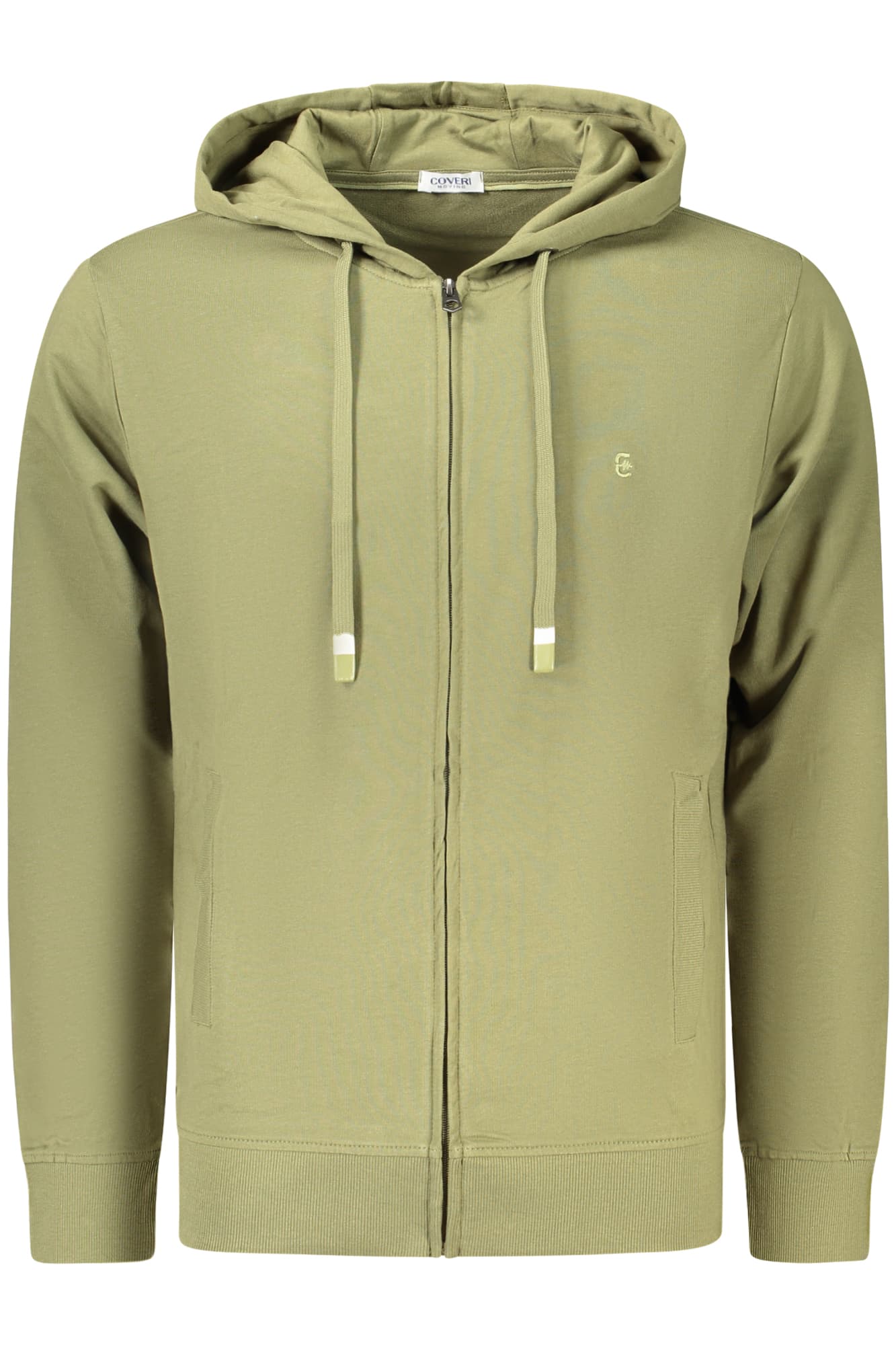 COVERI MOVING FELPA CON ZIP UOMO VERDE - Immagine principale
