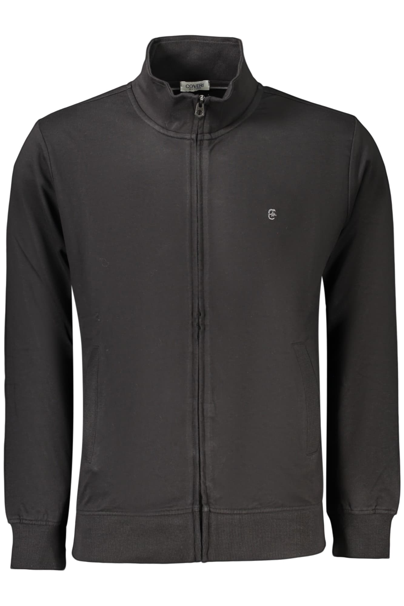 COVERI MOVING FELPA CON ZIP UOMO NERO - Immagine principale