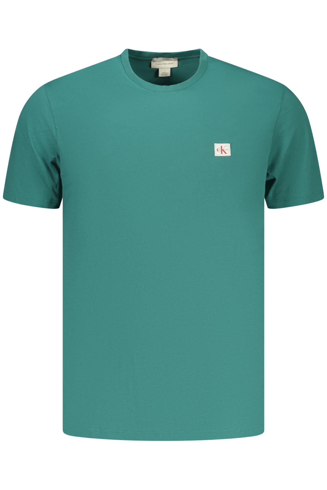 CALVIN KLEIN T-SHIRT MANICHE CORTE UOMO VERDE - Immagine principale