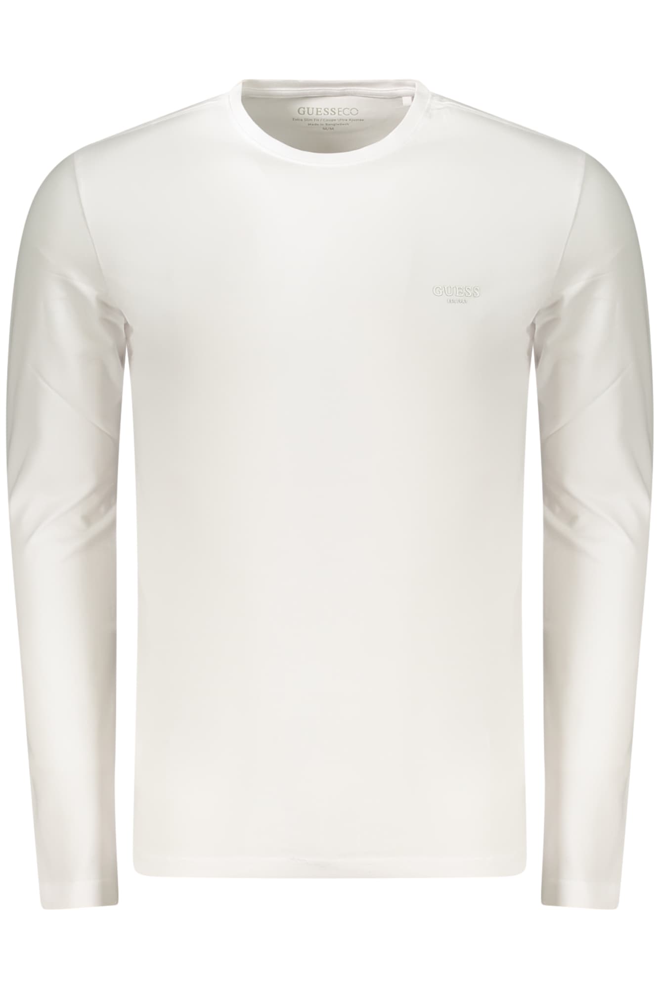 GUESS JEANS T-SHIRT MANICHE LUNGHE UOMO BIANCO - Immagine 1