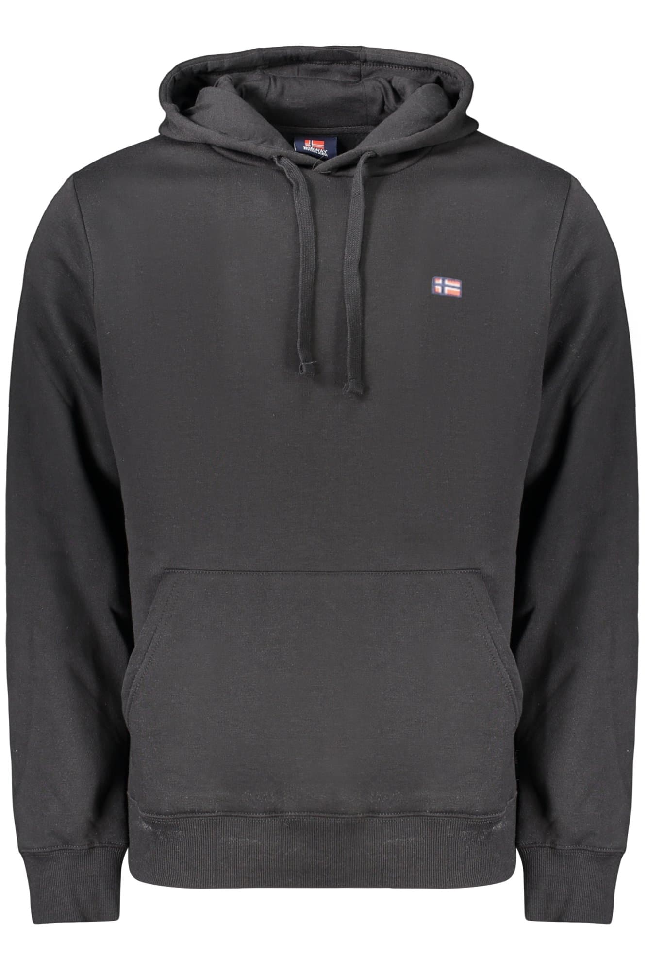 NORWAY 1963 FELPA SENZA ZIP UOMO NERO - Immagine 1