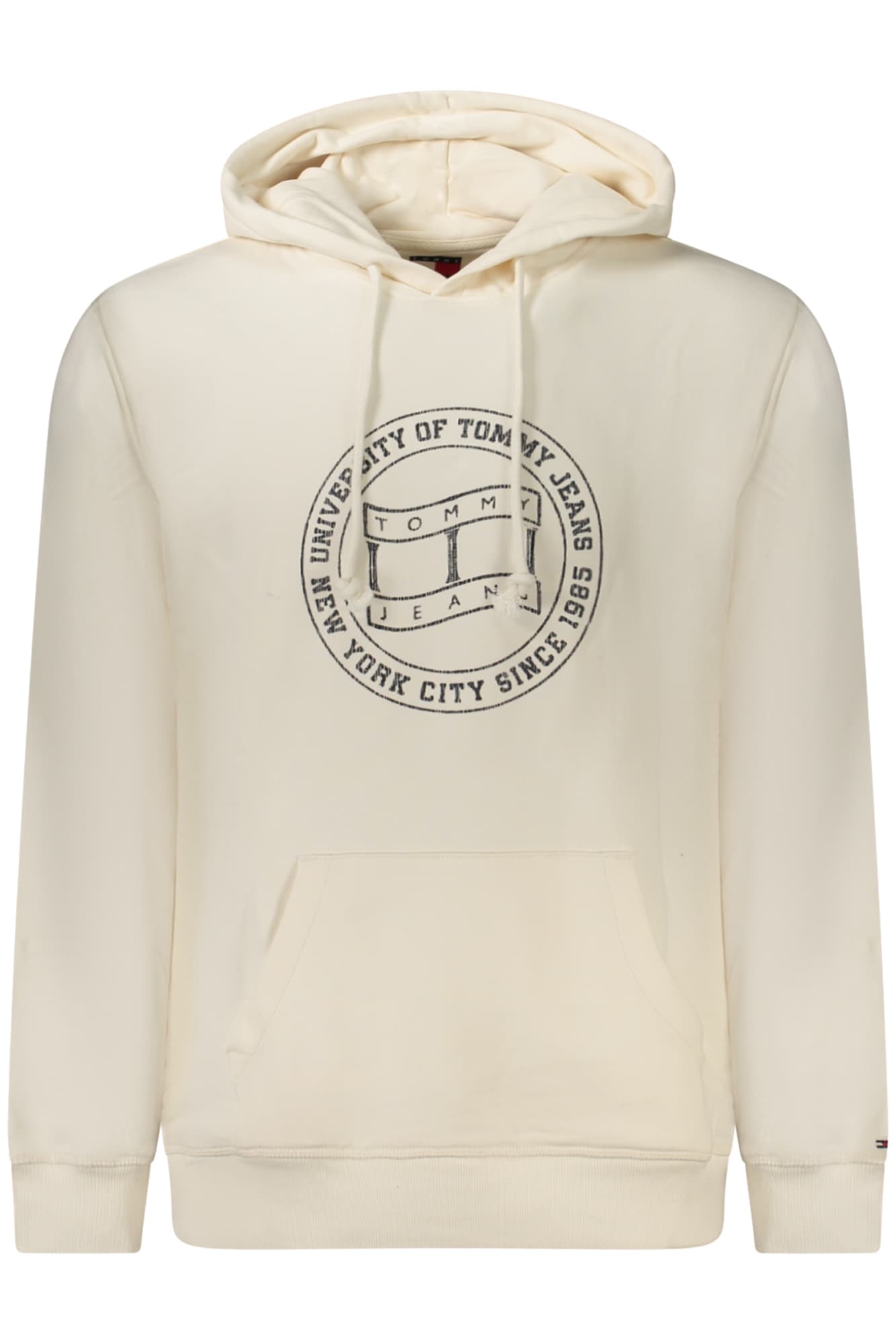 TOMMY HILFIGER FELPA SENZA ZIP UOMO BIANCO - Immagine 1