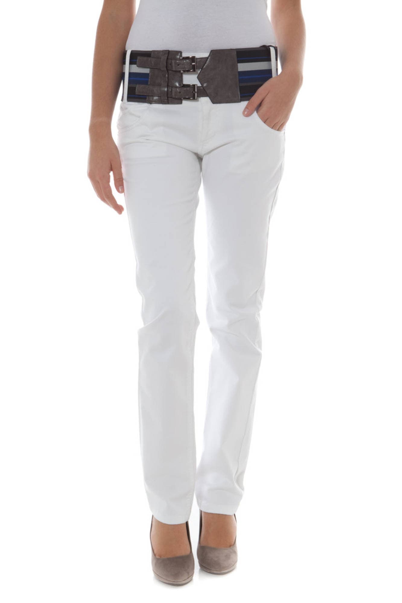 PHARD PANTALONE DONNA BIANCO - Immagine principale