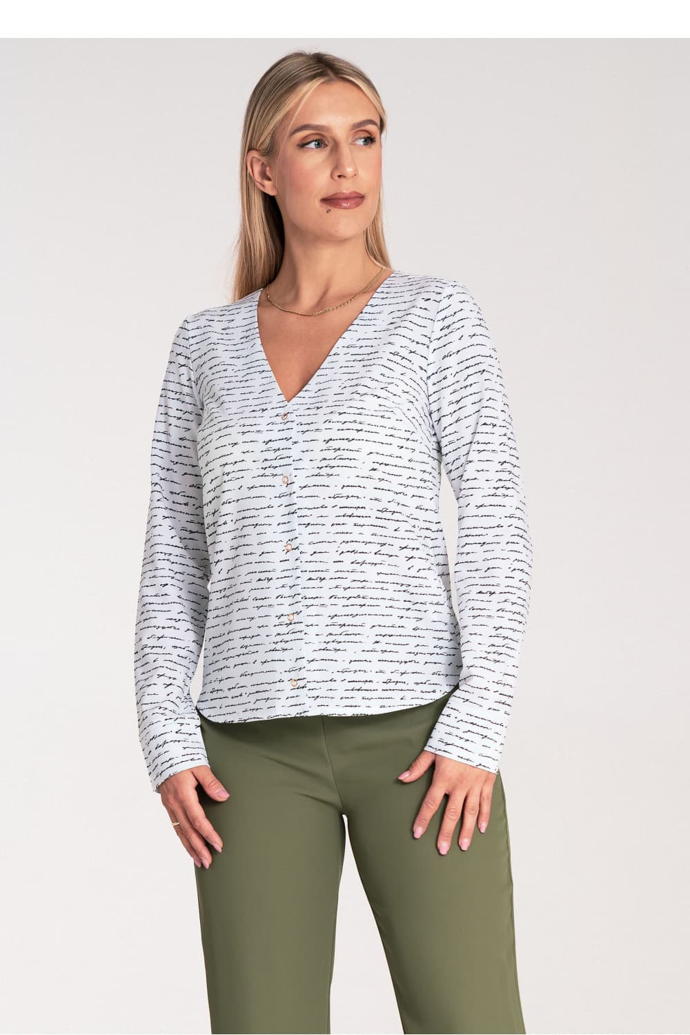 Camicia a manica lunga model 201465 Figl