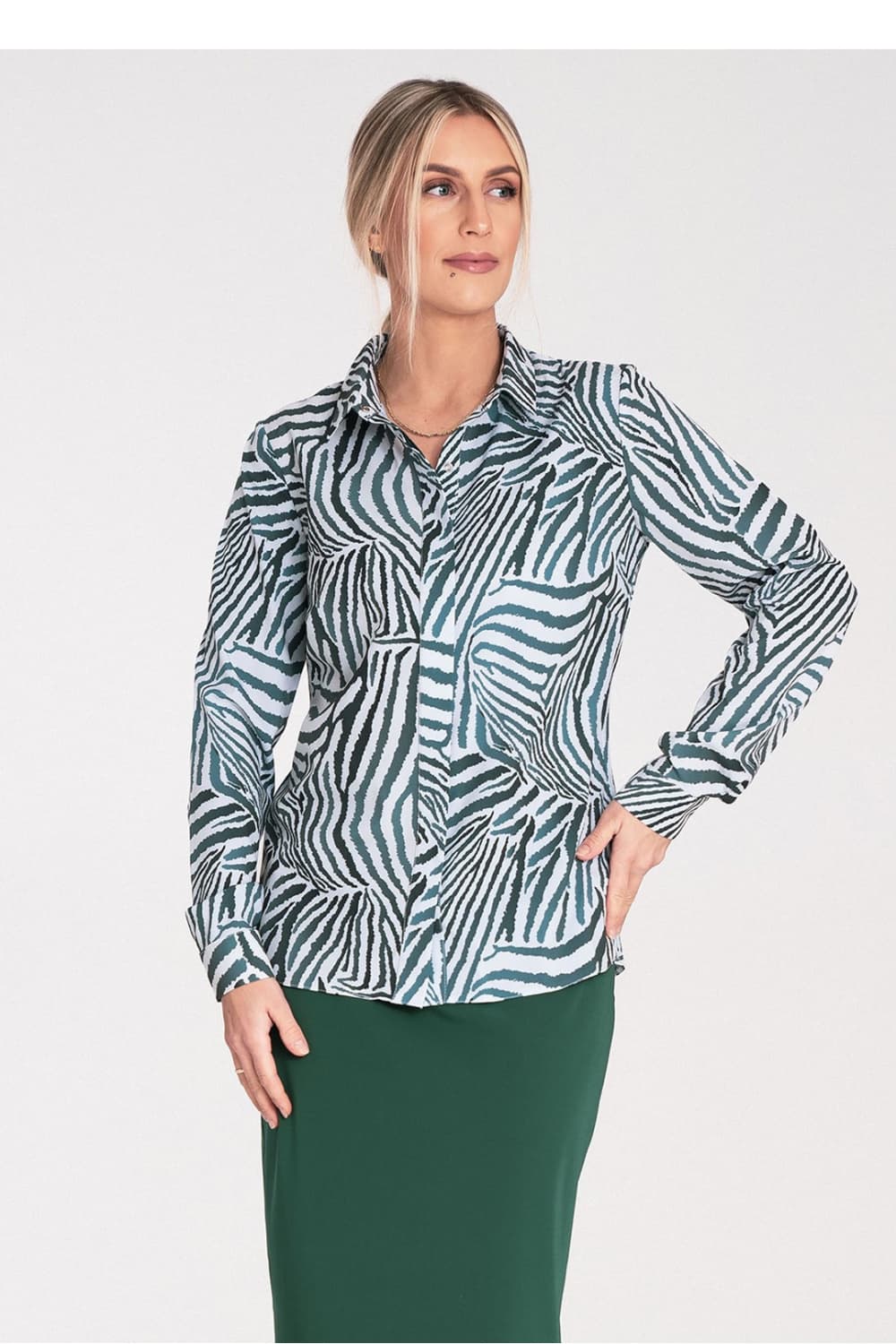 Camicia a manica lunga model 204302 Figl
