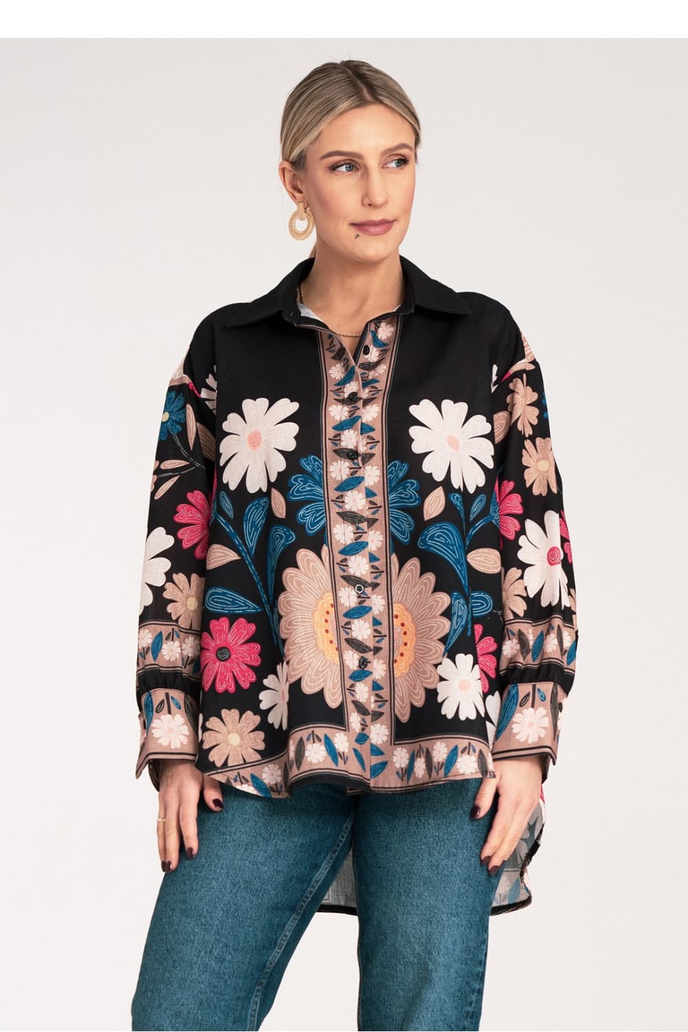 Camicia a manica lunga model 214919 Figl