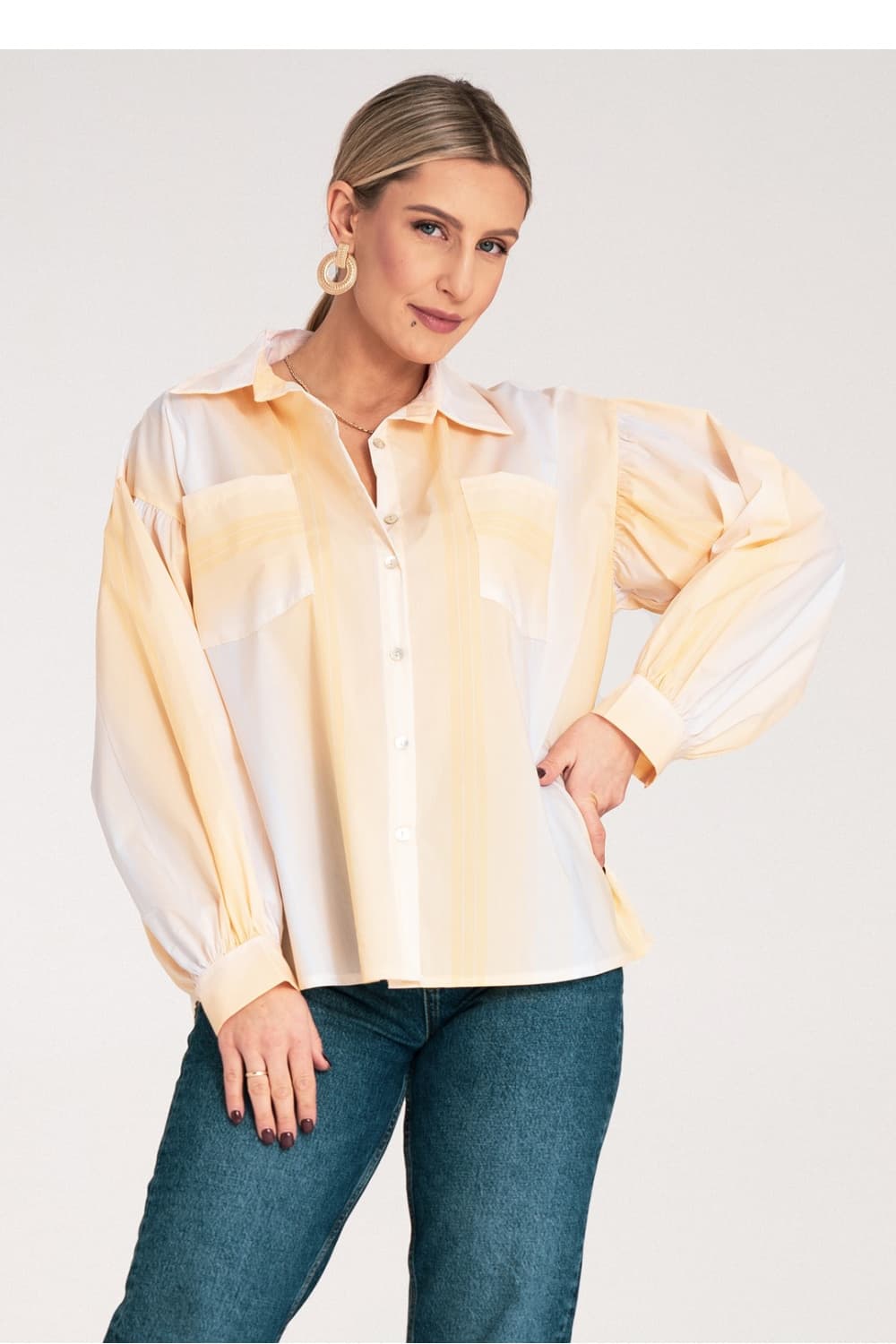 Camicia a manica lunga model 214921 Figl