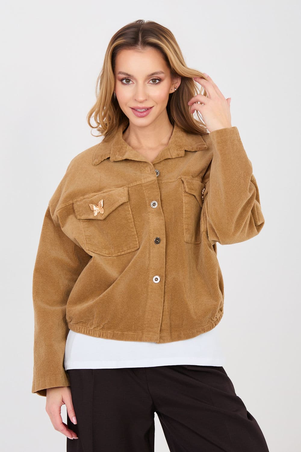 Giacca di velluto a coste model 224987 Rue Paris