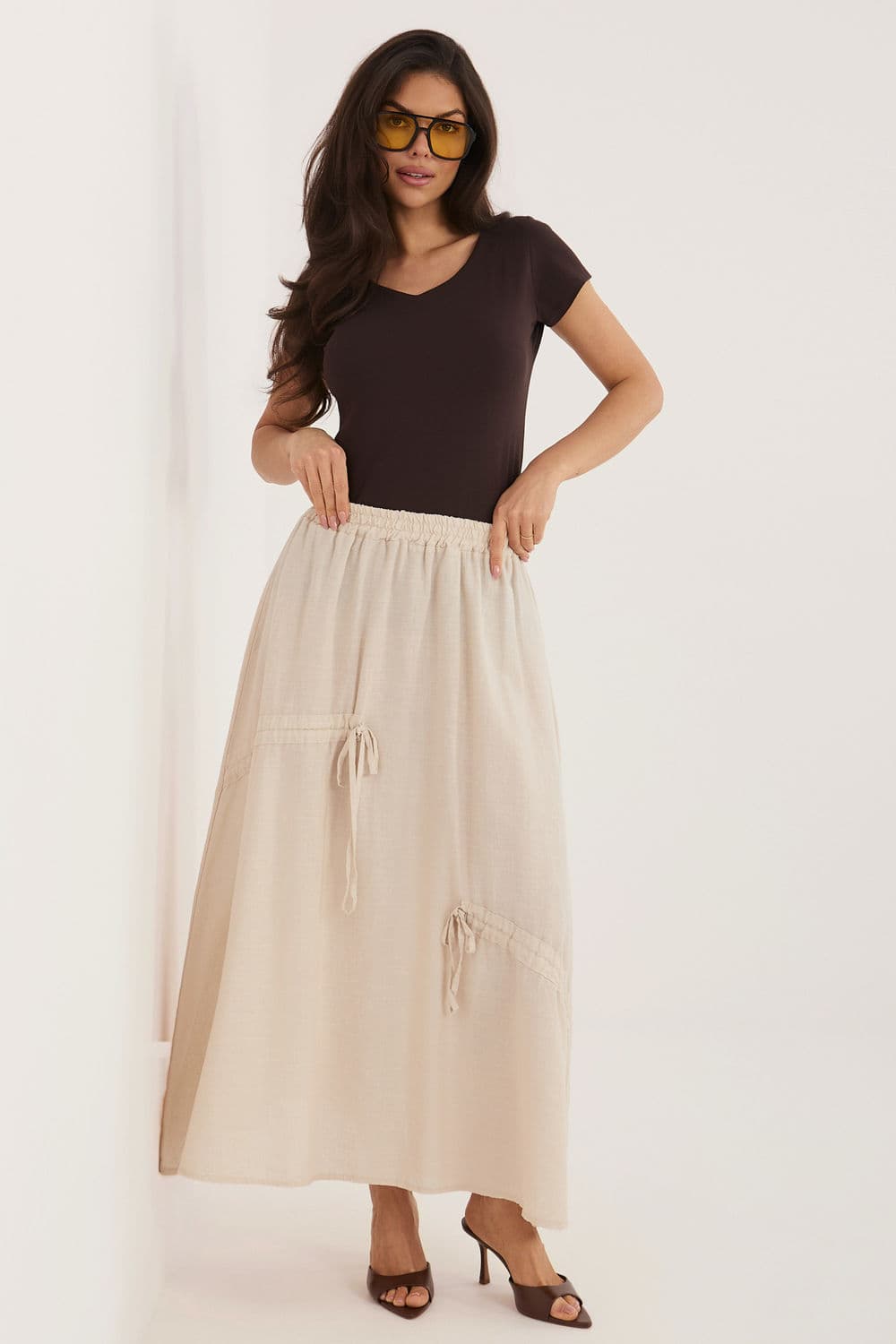 Gonna lunga model 226237 Italy Moda