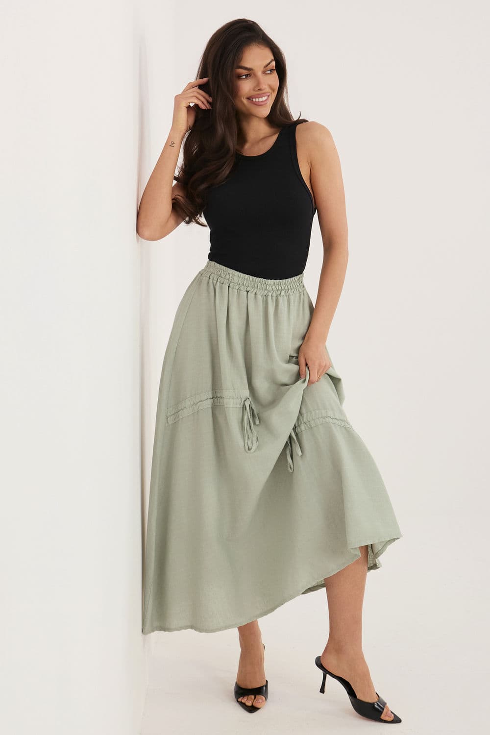 Gonna lunga model 226238 Italy Moda