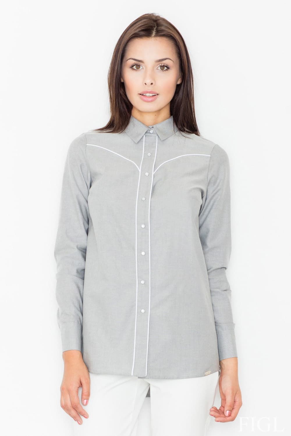Camicia a manica lunga model 61516 Figl