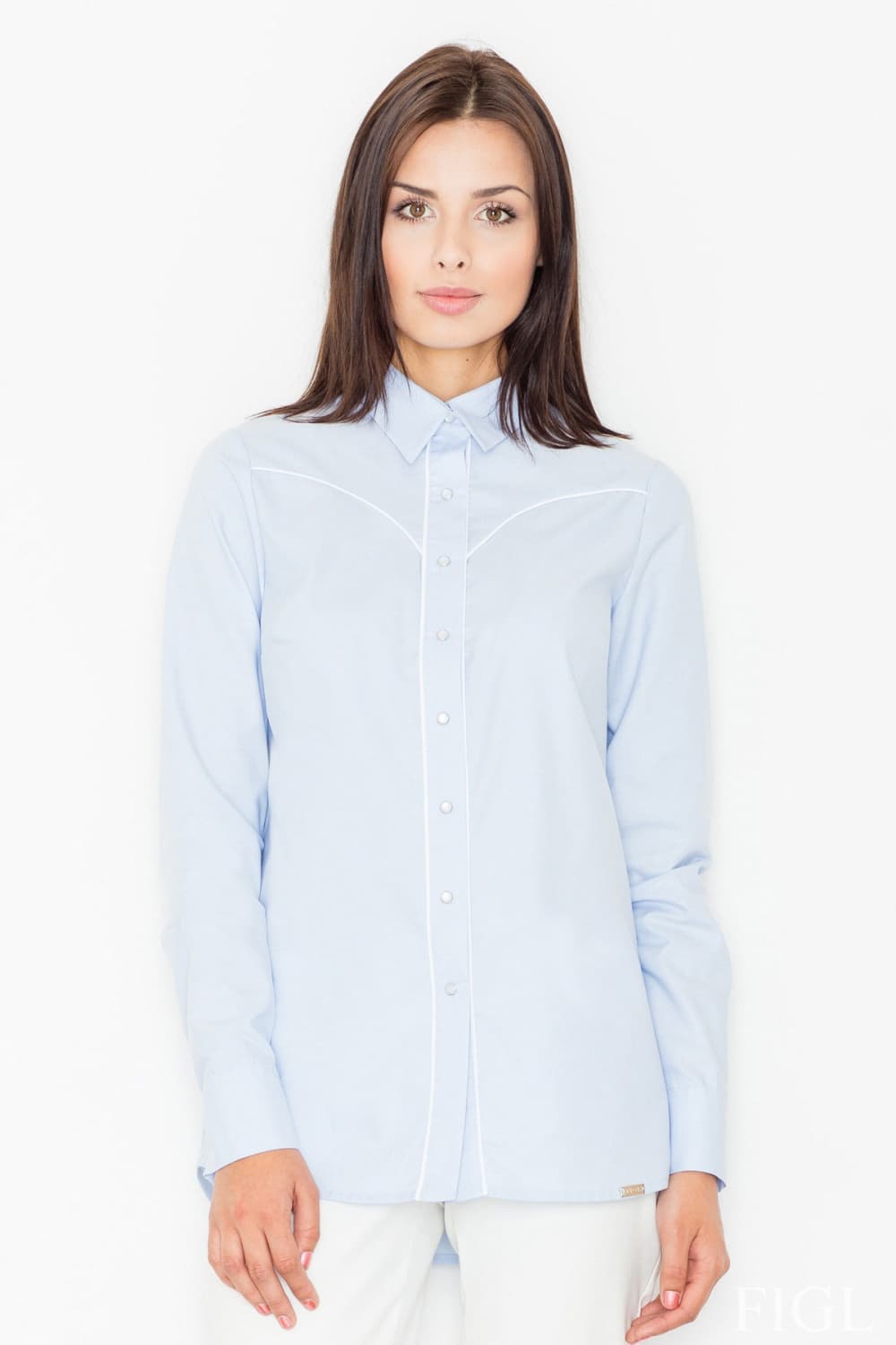 Camicia a manica lunga model 61517 Figl