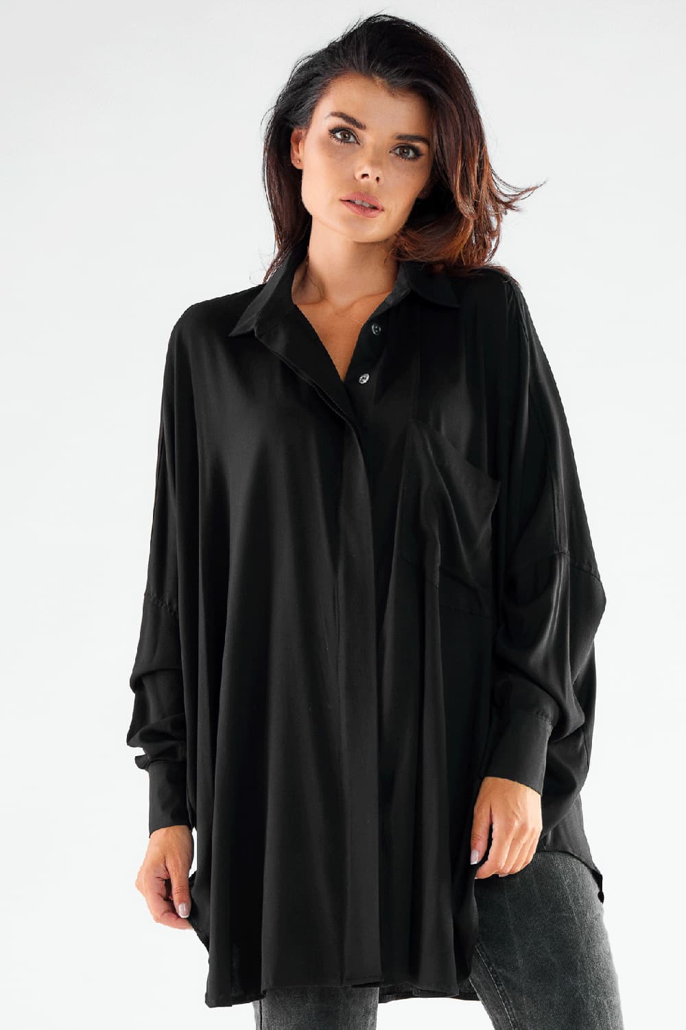 Camicia a manica lunga model 173911 awama