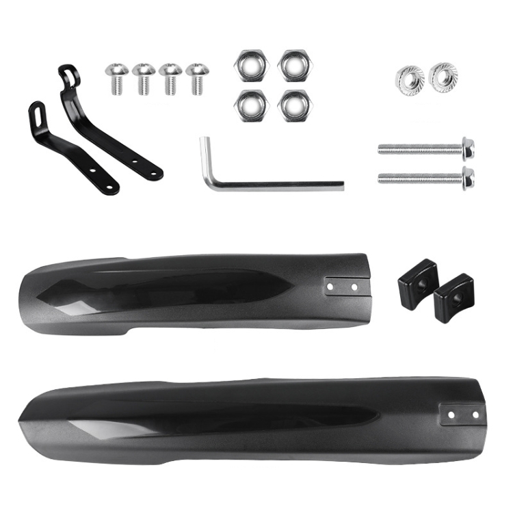 08CY0008 Bike Fenders Set Widen Lengthen Bicycle MTB Front Rear Quick Release Mudguard